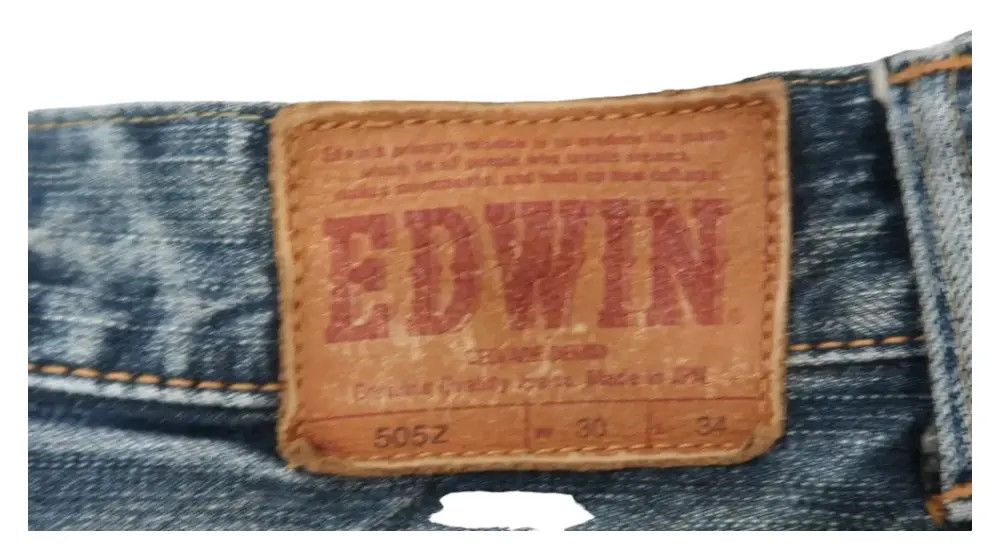 Edwin Vintage Edwin 505z Selvedge Distressed Jeans Size US 32 / EU 48 - 19 Thumbnail