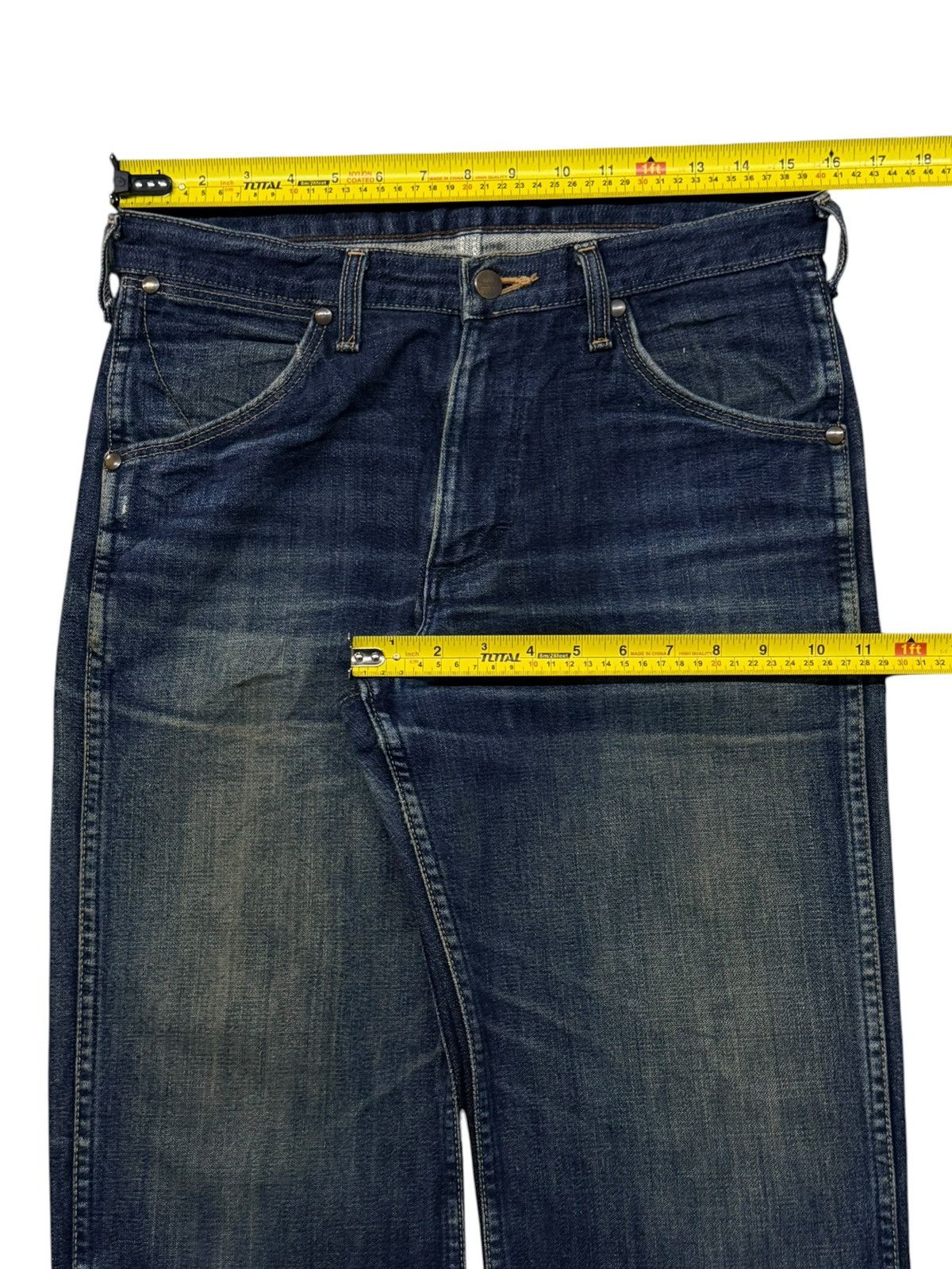 Wrangler Vintage Wrangler Japan Denim Jeans | Vintage Indigo Fade W31 Size US 31 - 15 Thumbnail