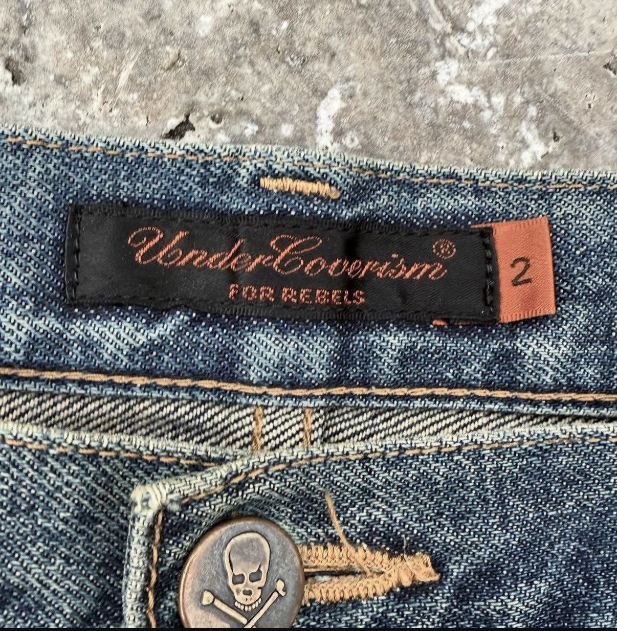 Undercover Undercover AW05 “Arts & Crafts” Skull denim Size US 32 / EU 48 - 6 Thumbnail