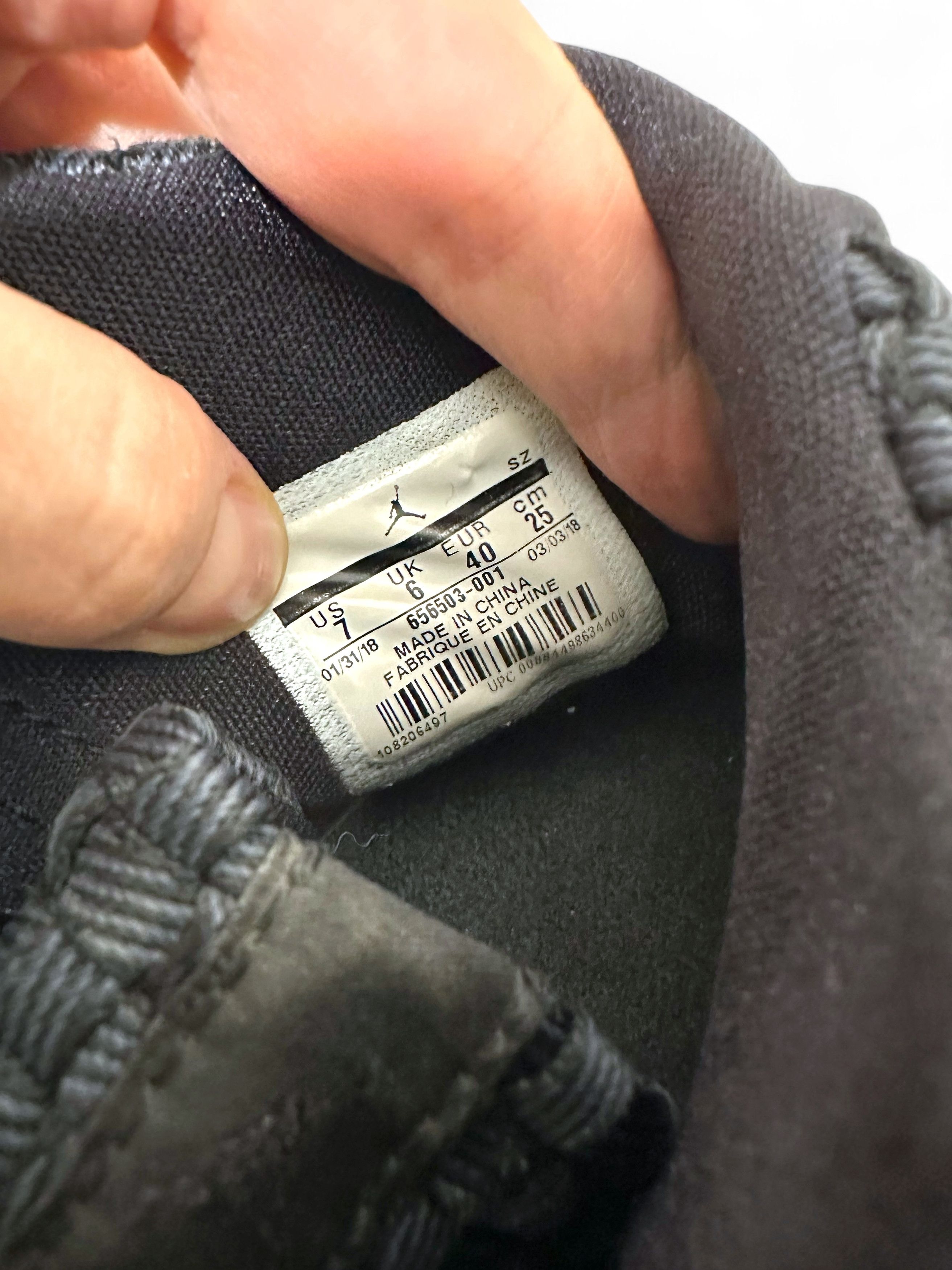 Jordan Brand × Nike Vintage Nike Air Jordan Future All Black US7/40 Size US 7 / EU 40 - 8 Thumbnail