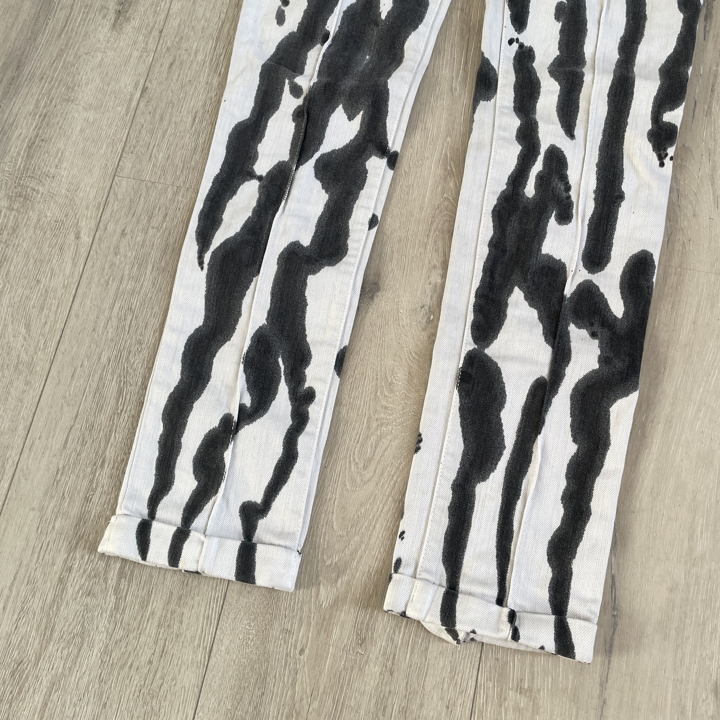 Balmain Balmain SS11 runway painter jeans Size 28" / US 6 / IT 42 - 6 Thumbnail