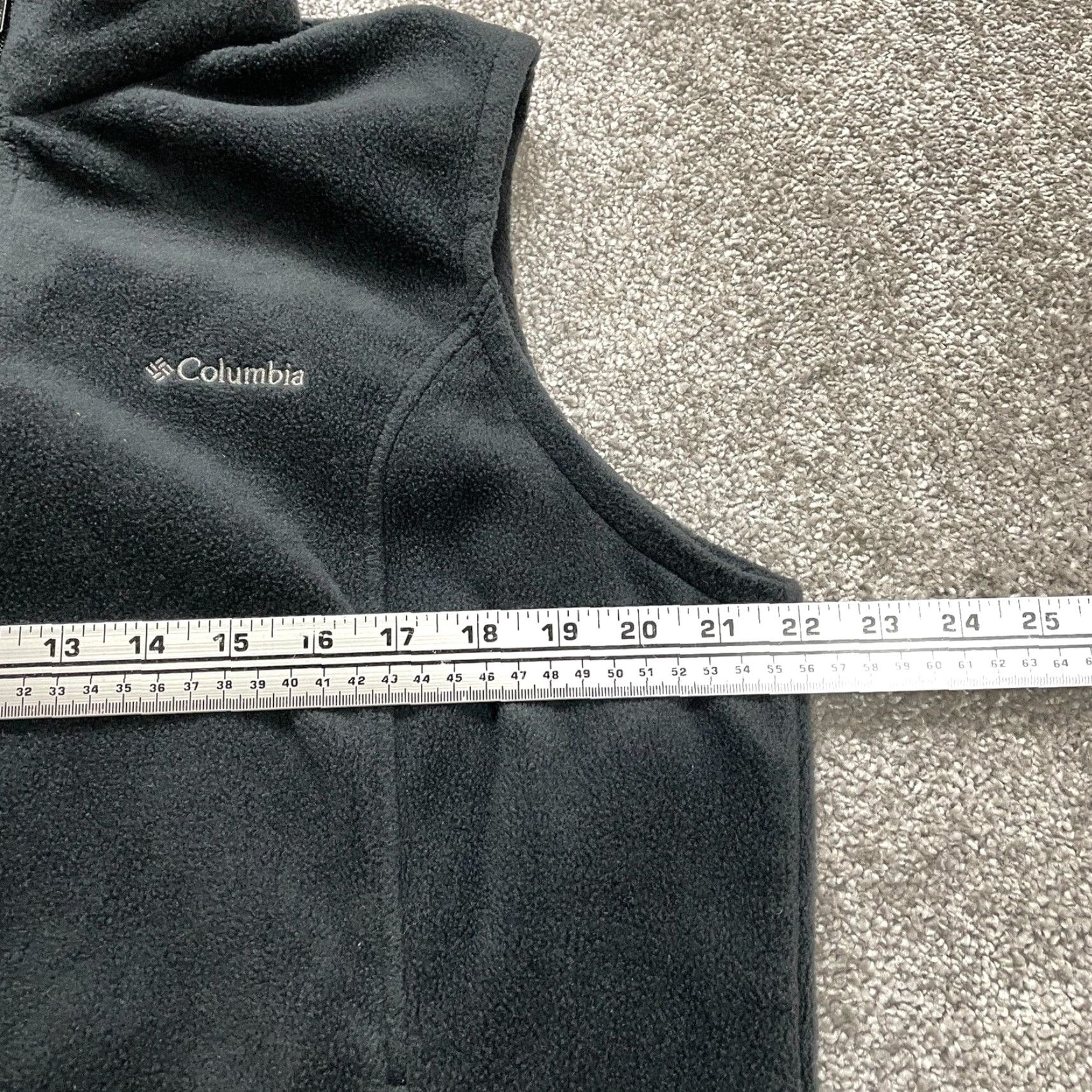 Vintage Columbia Benton Springs Vest XL Black Full Zip Pockets High Neck Women Size XL / US 12-14 / IT 48-50 - 7 Thumbnail