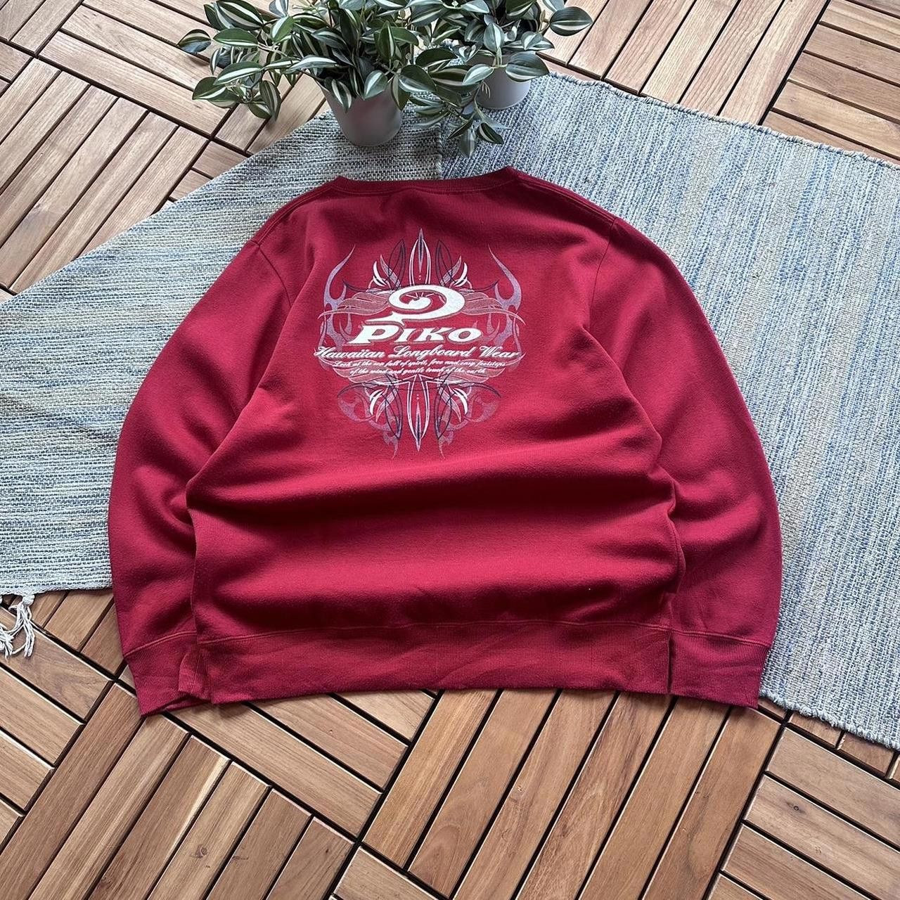 Designer Vintage Y2K Piko Surfcore Logo Baggy Sweatshirt Size US XL / EU 56 / 4 - 1 Thumbnail