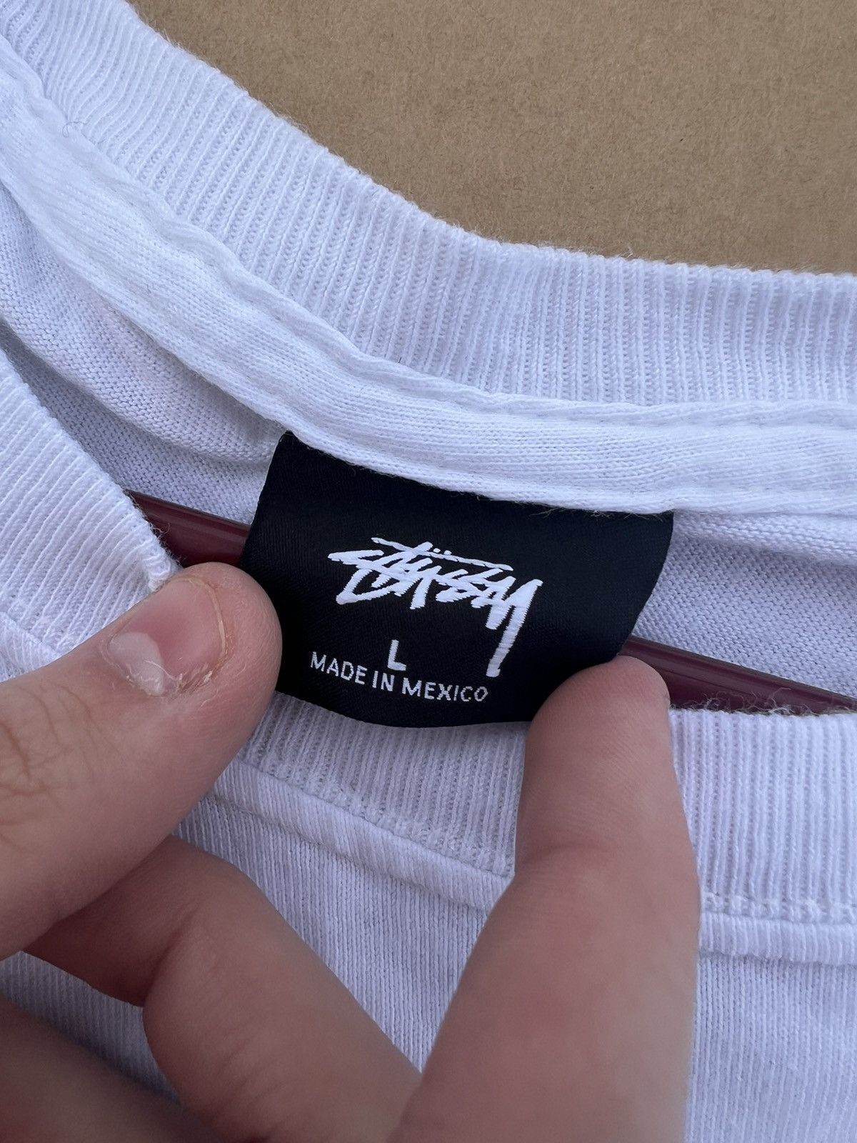 Off-White Stussy Virgil Abloh I Support Young Black Businesses Tee Size US L / EU 52-54 / 3 - 5 Thumbnail