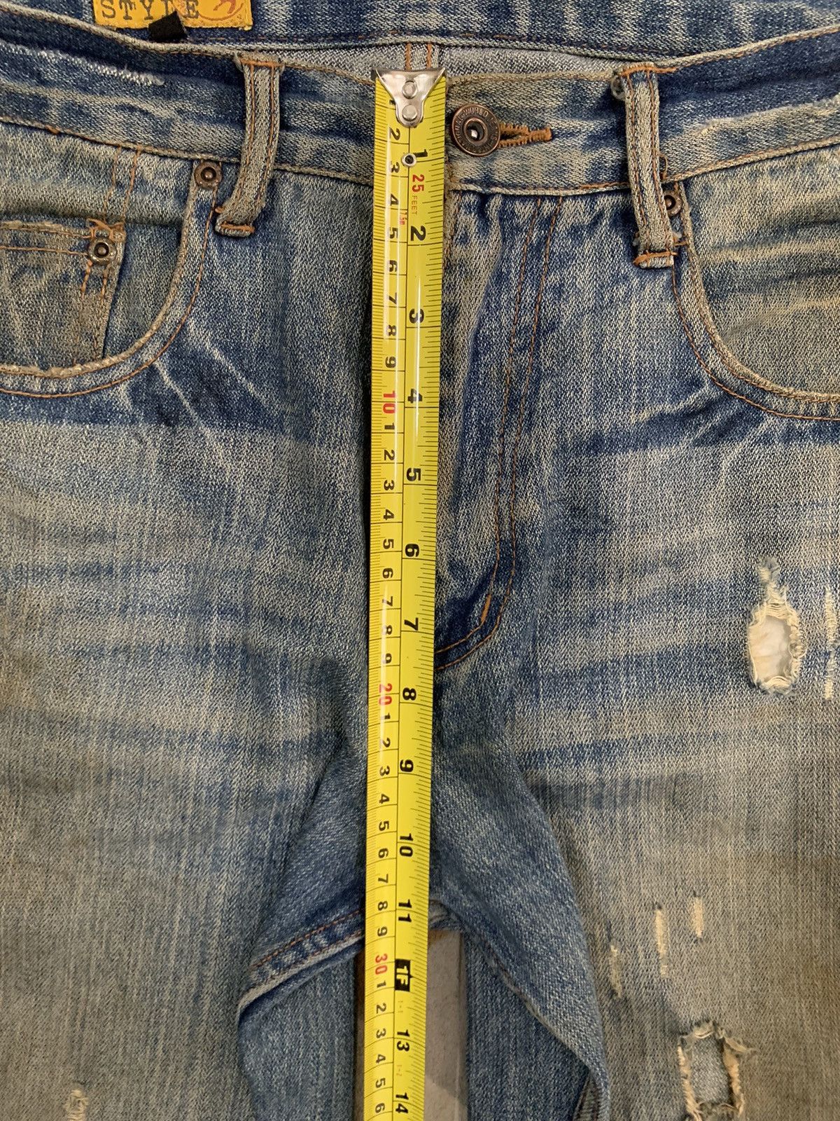 Ed Hardy Vintage Japanese Brand Mud Wash Distressed Grunge Jeans Size US 32 / EU 48 - 20 Thumbnail