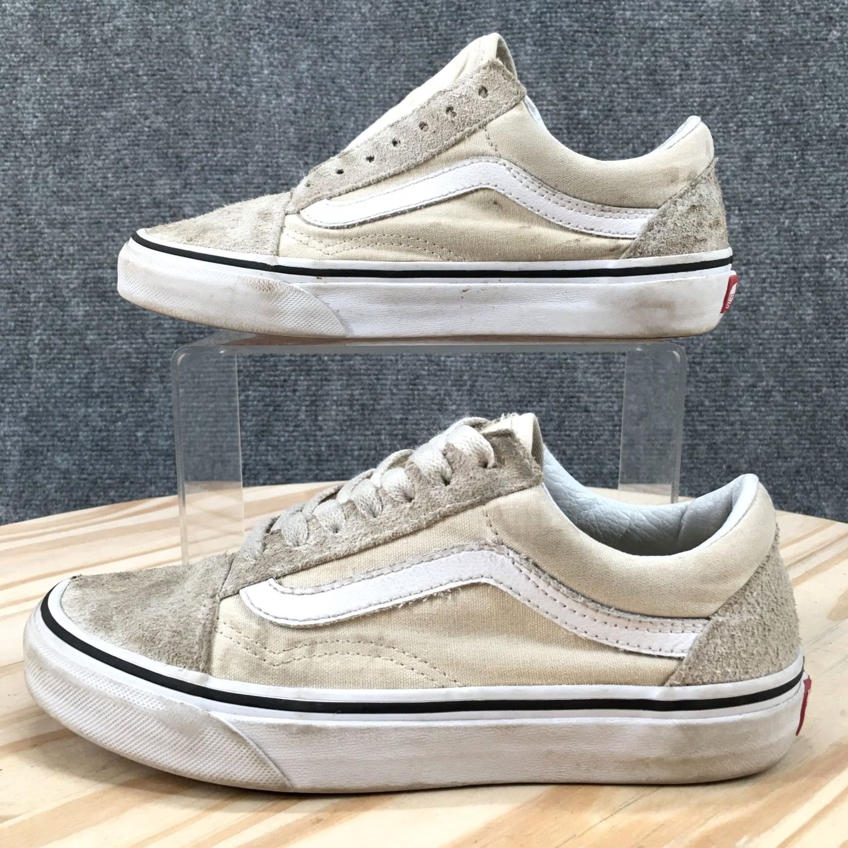 Vans VANS Old Skool Shoes Mens 5.5 Womens 5.5 Low Top Beige Sneakers Nike? Size M / US 6-8 / IT 42-44 - 2 Thumbnail