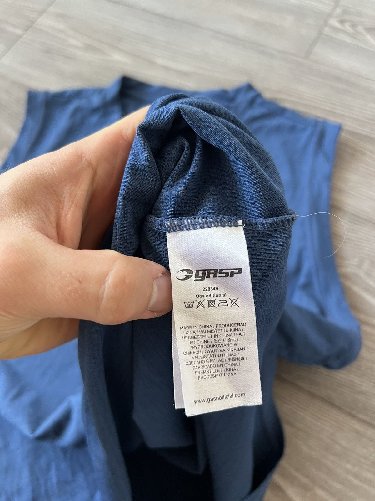 Japanese Brand × Vintage ‼️Gasp Inc Big Logo Straight Fit Gym Flex Shirt‼️ Size US L / EU 52-54 / 3 - 13 Thumbnail