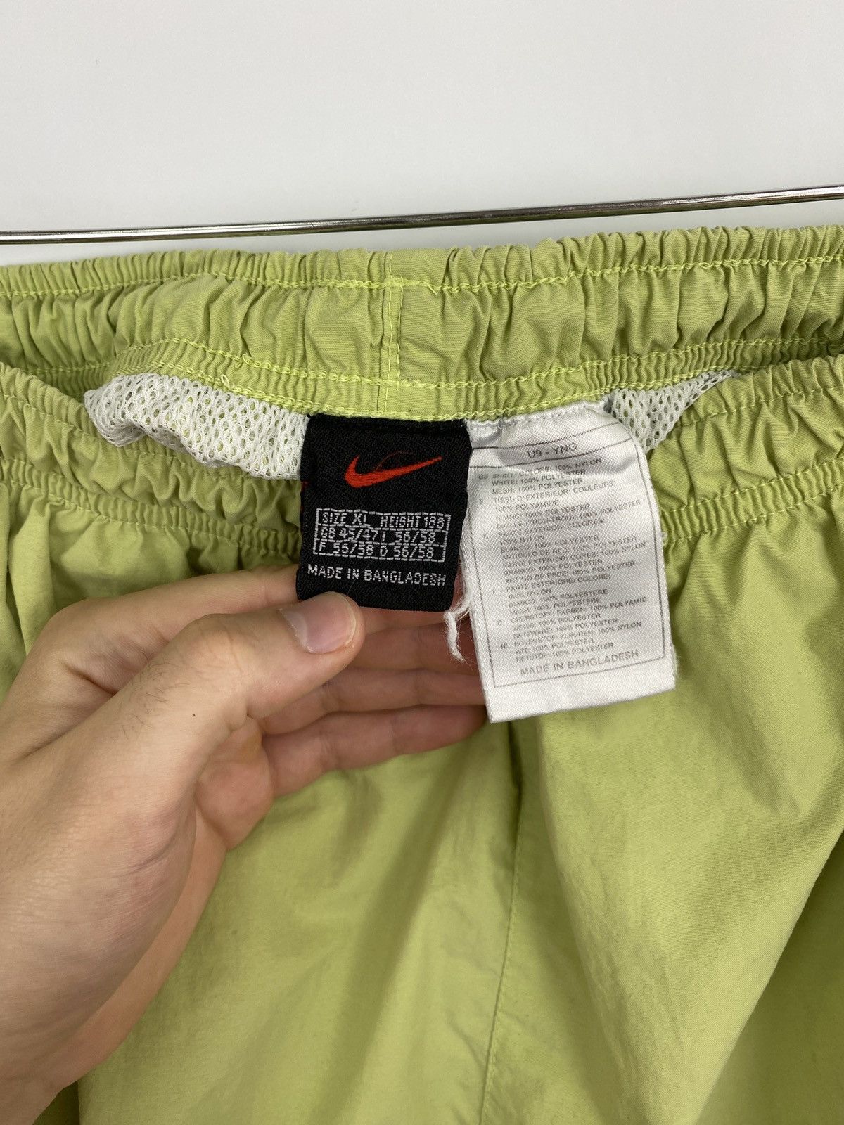 Nike 🇺🇸 Vintage 90s Nike Nylon Shorts Rare Retro Hype Y2K Size US 34 / EU 50 - 5 Thumbnail