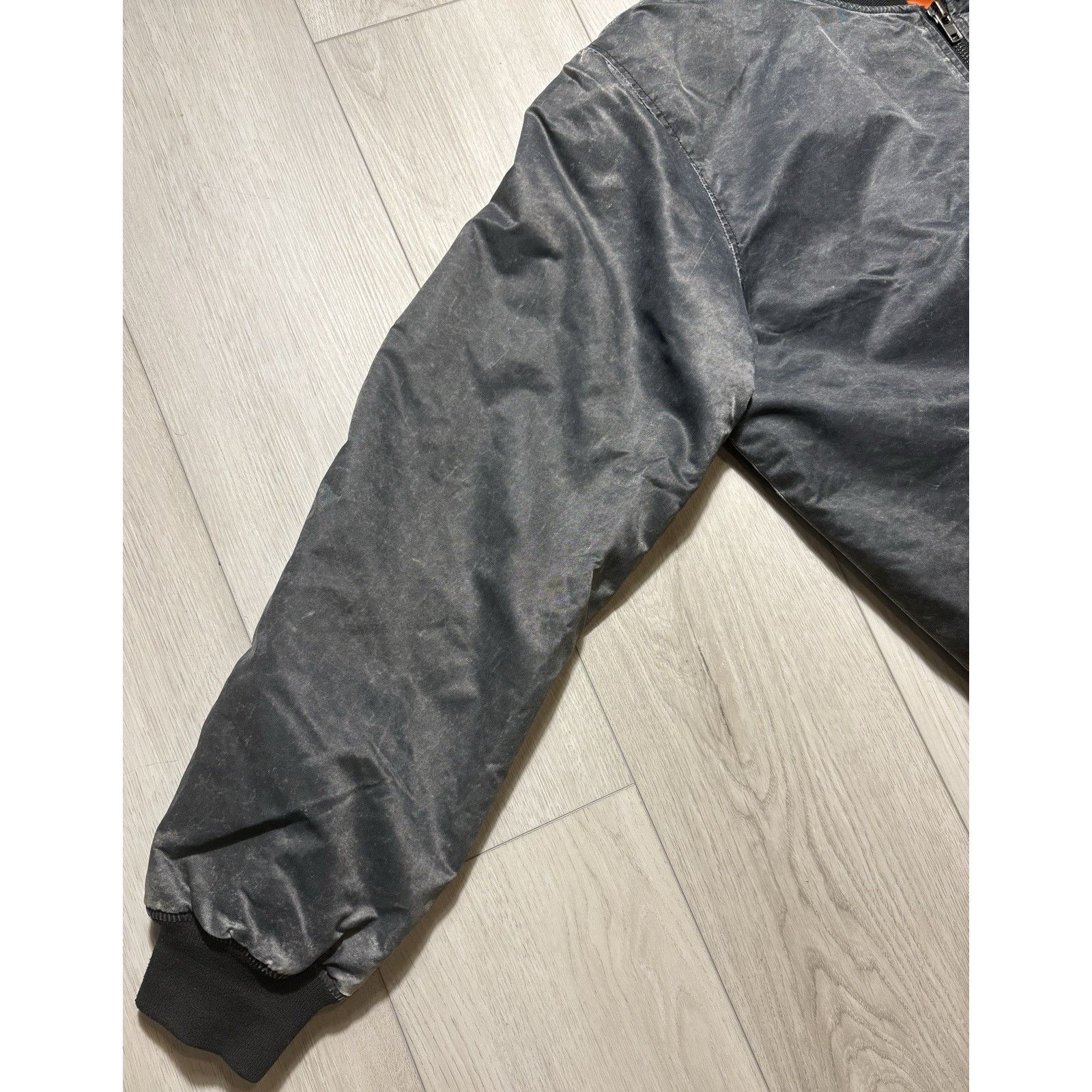 Lucky Brand Lucky Brand MA1 Flight Bomber Jacket Washed Military L Size US L / EU 52-54 / 3 - 10 Thumbnail