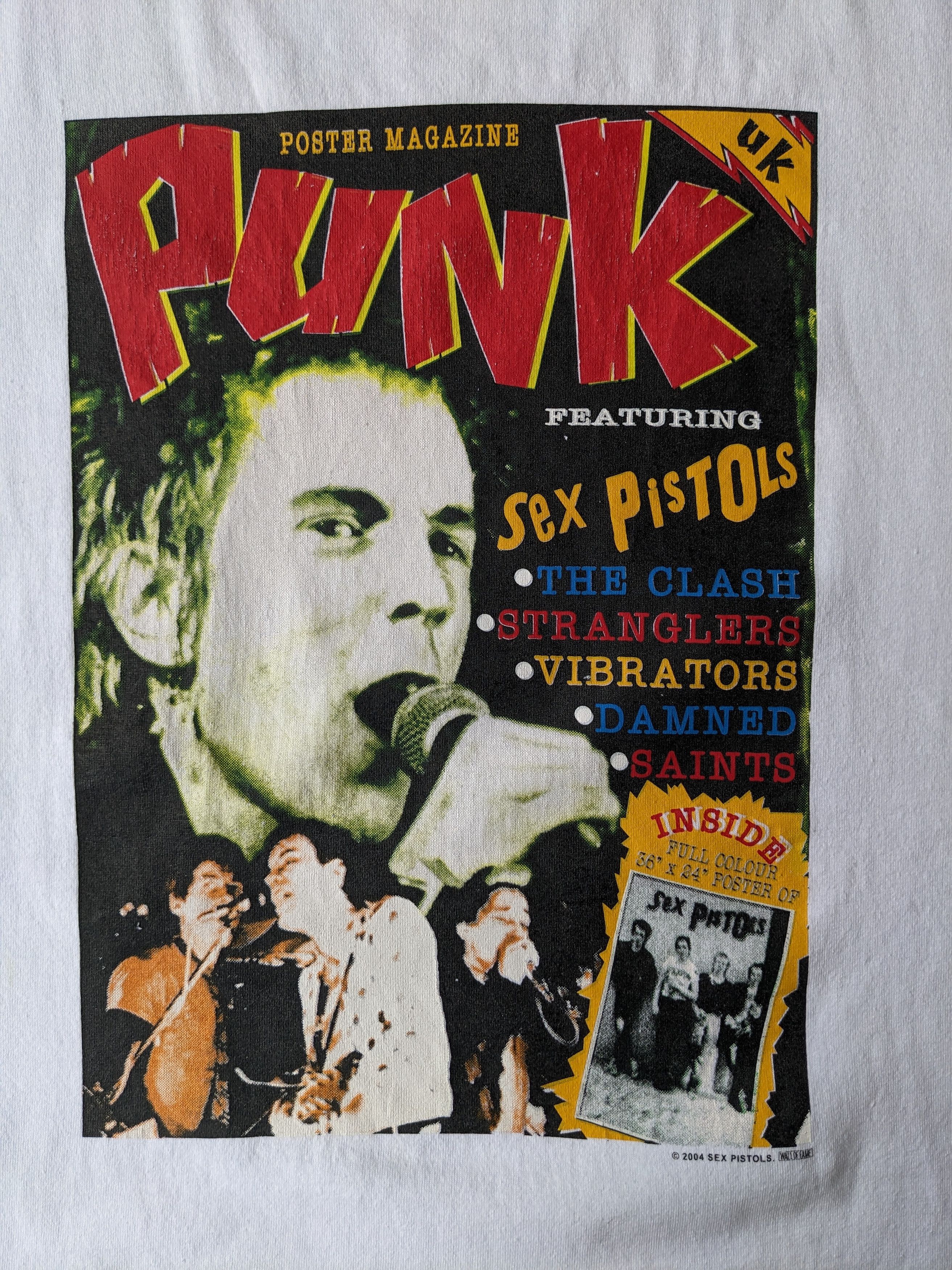 Band Tees Vintage 2004 Sex Pistols Johnny Rottene punk shirt Size US XL / EU 56 / 4 - 2 Thumbnail