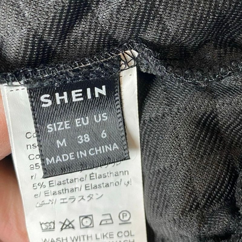 Shein NWOT Bomber Jacket, Sz Med, Black Zip up Size M / US 6-8 / IT 42-44 - 4 Thumbnail