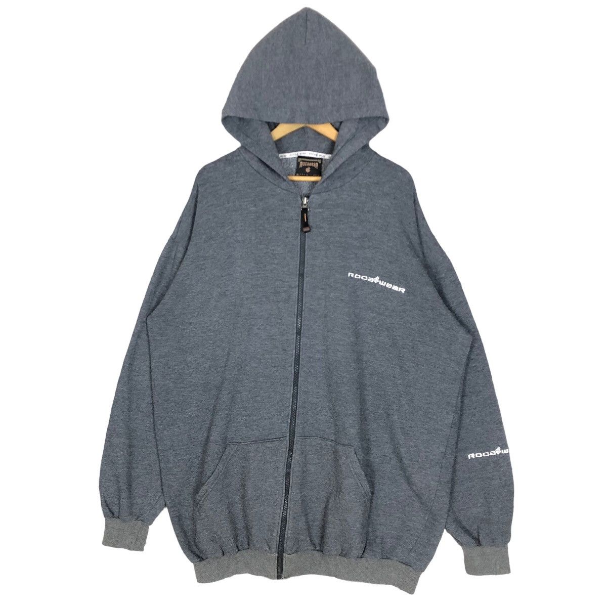 Rocawear Vintage Rocawear Ya Heard Mae Oversized Hoodie Sweater Size US XXL / EU 58 / 5 - 2 Thumbnail