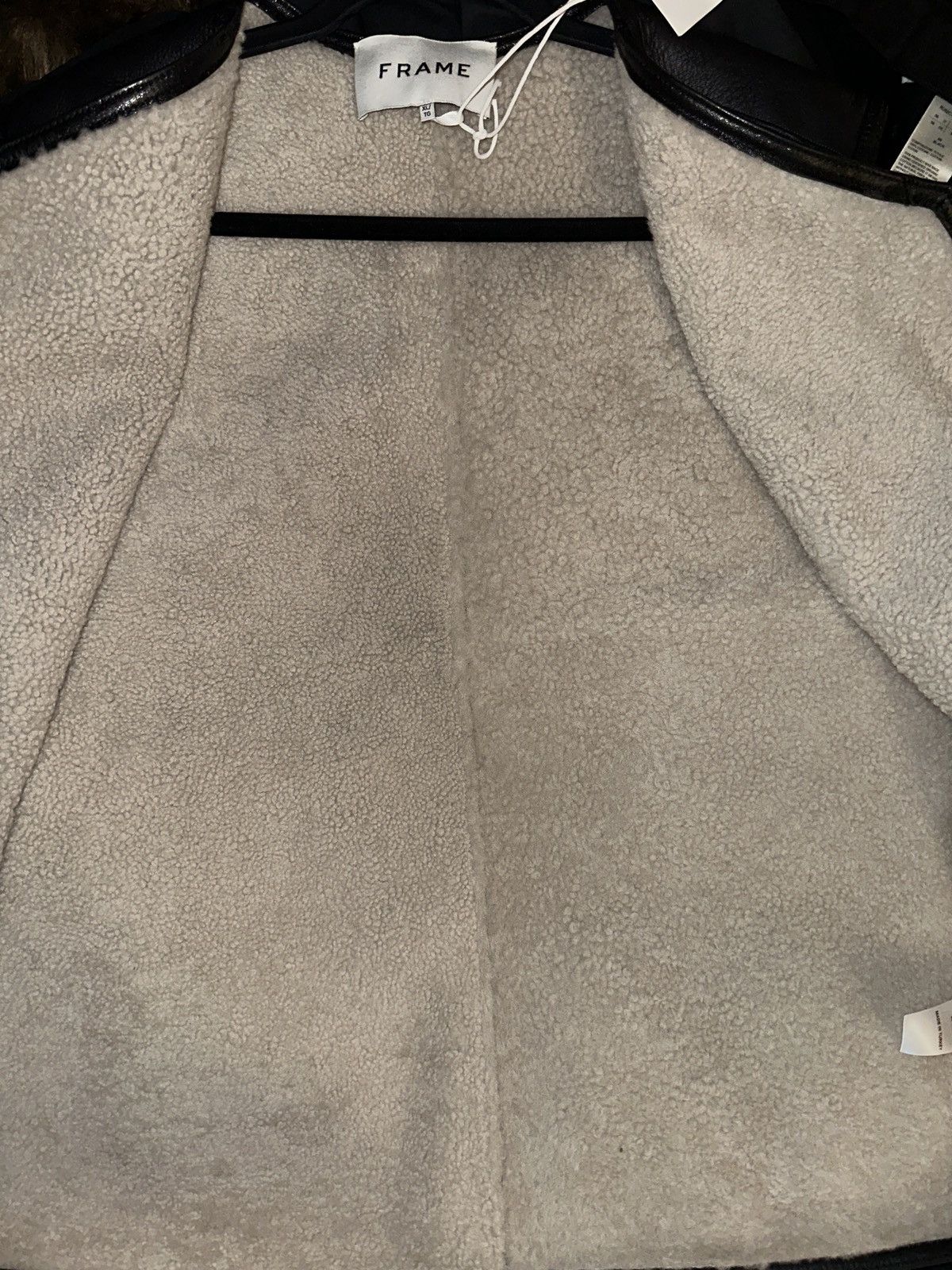 Frame Reversible Leather Shearling Vest Size US XL / EU 56 / 4 - 7 Thumbnail