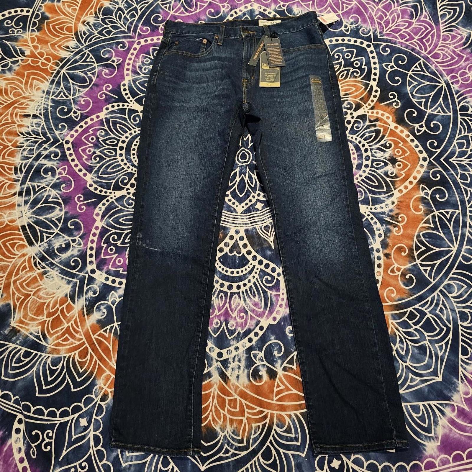 American Eagle Outfitters Cremieux s Men's Blue Denim 34x34 Jeans NWT Size US 34 / EU 50 - 1 Thumbnail