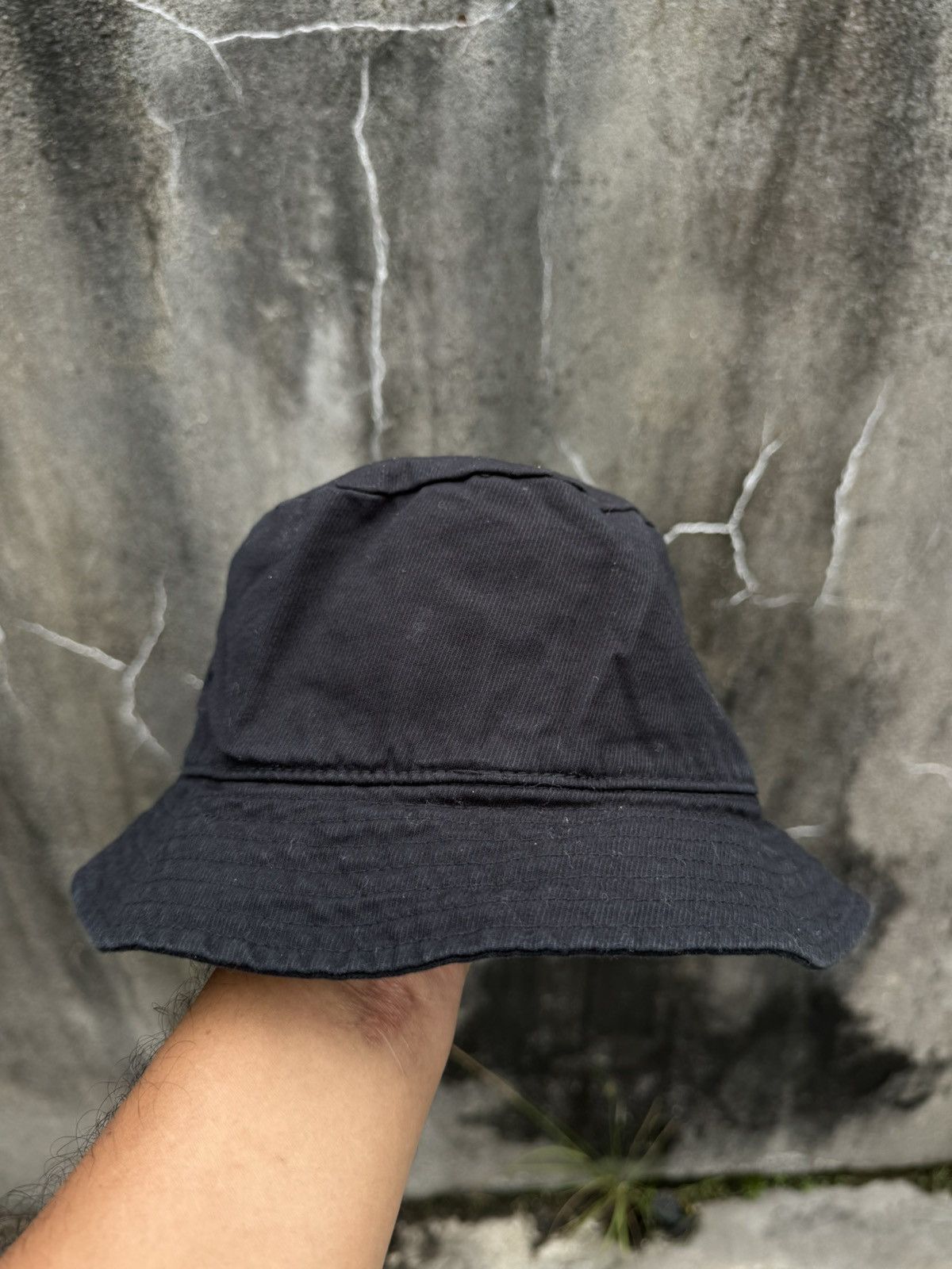 Celine Celine Bucket Hat In Black Gabardine Cotton With Logo Print Size ONE SIZE - 2 Thumbnail