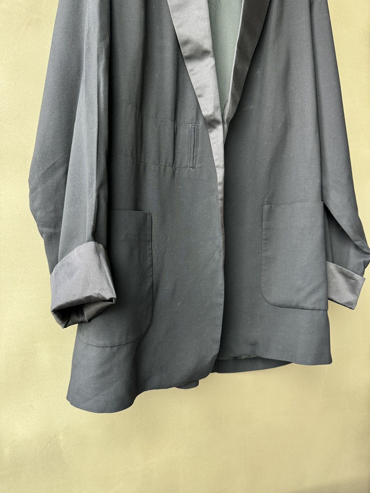 Maison Margiela Early Martin Margiela LINE 1 Viscose Wool Silk Black Blazer Size XS / US 0-2 / IT 36-38 - 19 Thumbnail