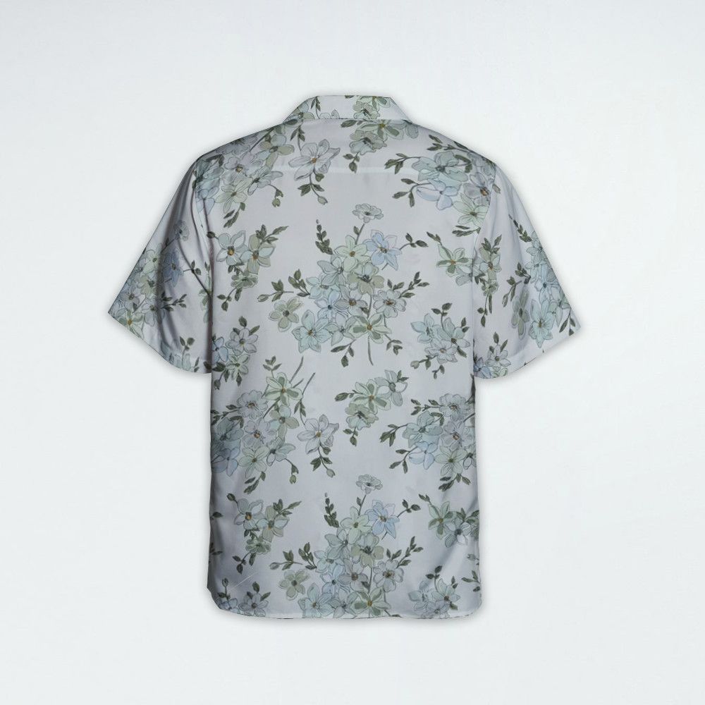 Designer Saint Tropez Printed Floral Slim Fit Shirt Size US M / EU 48-50 / 2 - 2 Thumbnail