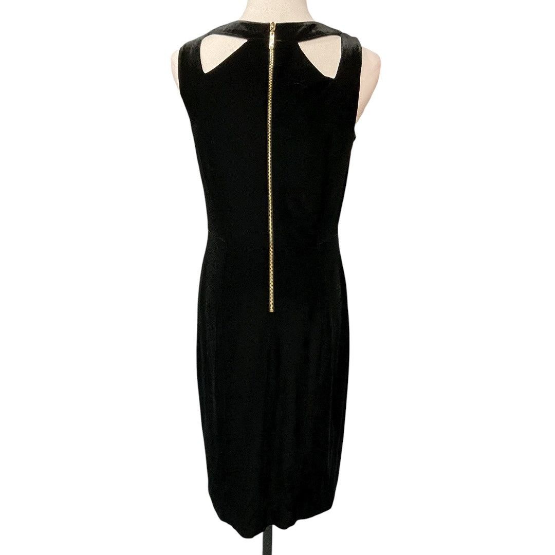 Other Eliza J Velvet Cutout Midi Dress Cocktail Party Black Size 6 Size S / US 4 / IT 40 - 4 Thumbnail