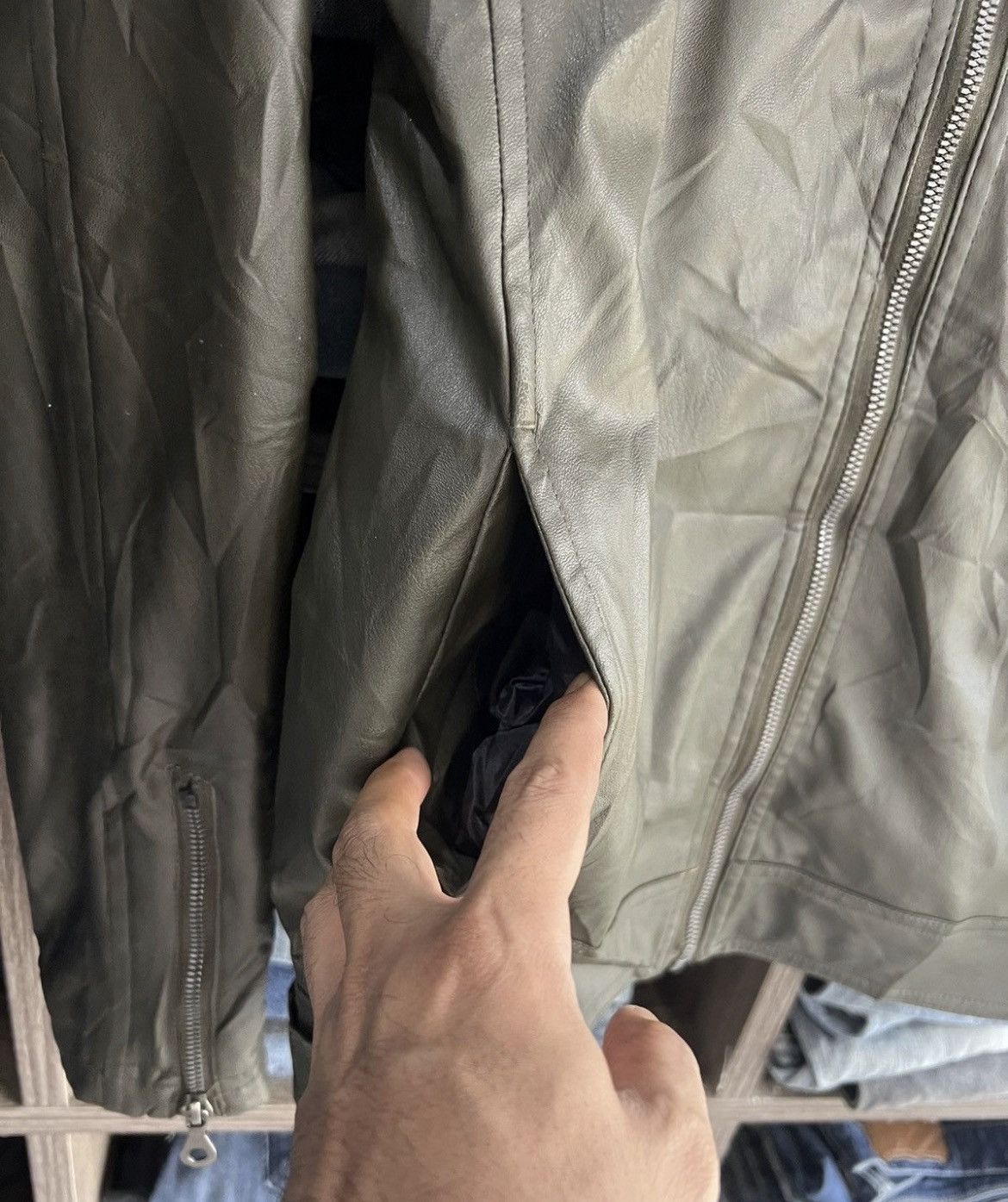 In The Attic 🔥In The Attic Synthetic Leather Jacket Size US S / EU 44-46 / 1 - 10 Thumbnail