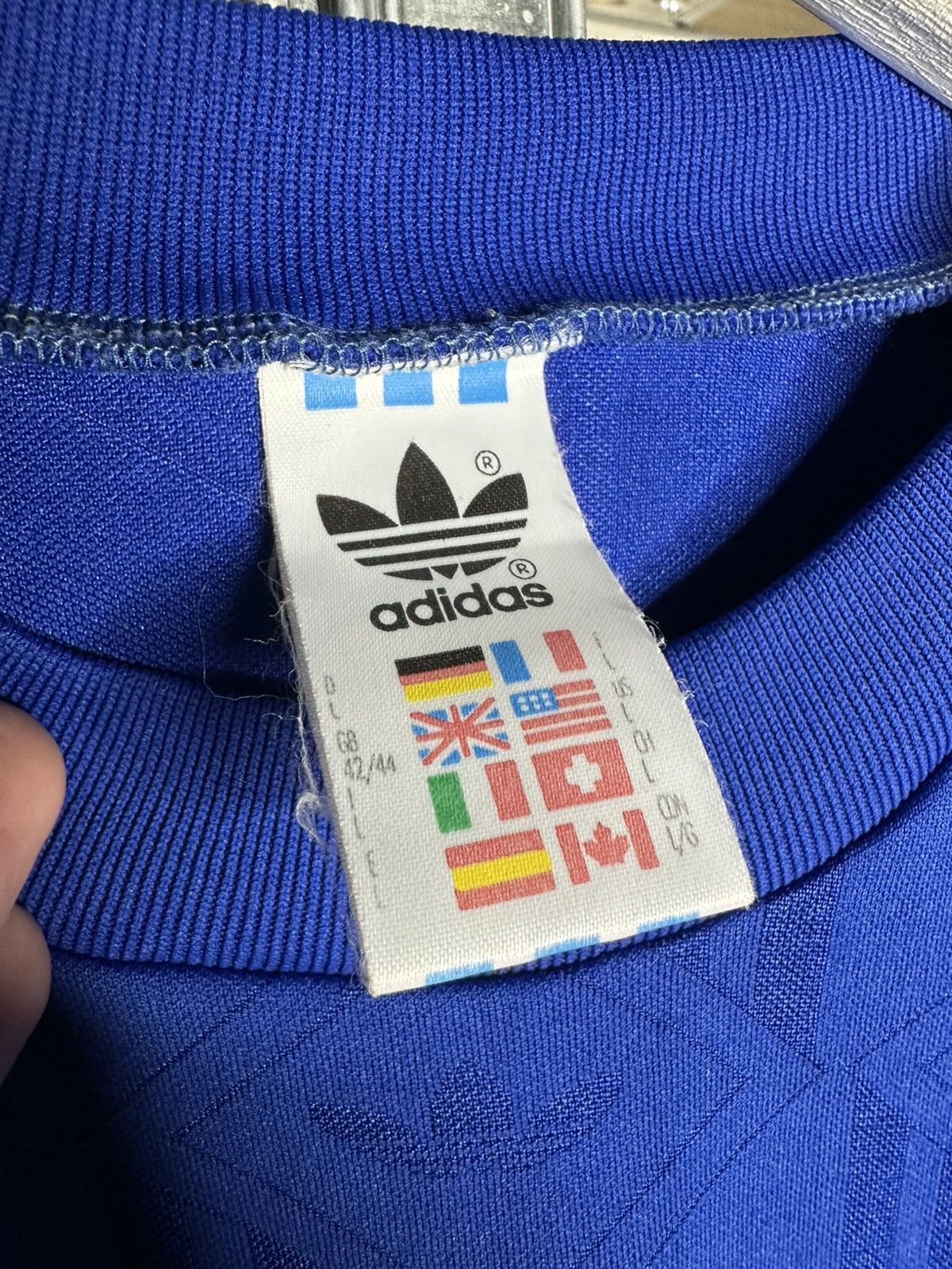 Adidas Adidas Vtg 90s KFC Kosova Neuchatel 97 Football Shirt #14 Size US L / EU 52-54 / 3 - 6 Thumbnail