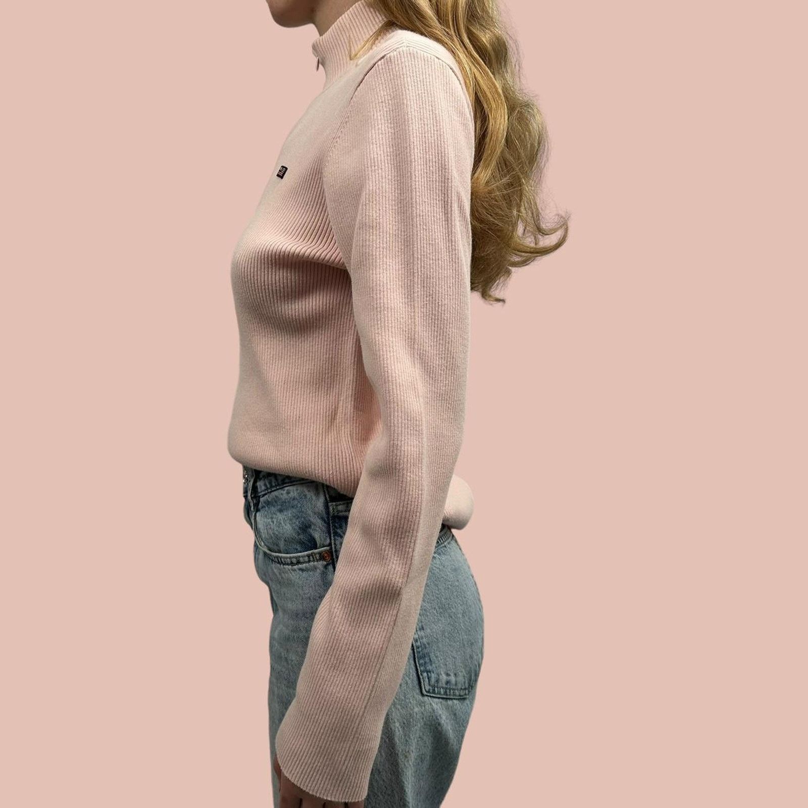 Polo Ralph Lauren Vintage Pink Polo Sweater Size L / US 10 / IT 46 - 7 Thumbnail