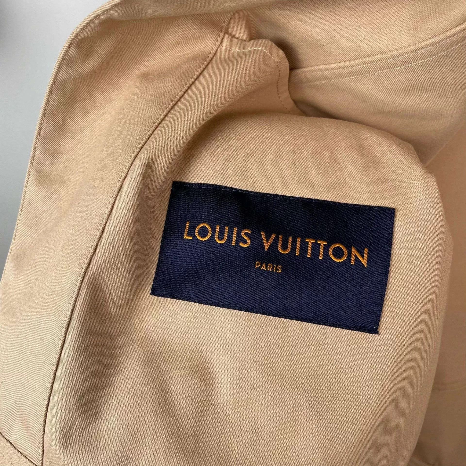 Louis Vuitton LV Cotton Beige Coat 46 Size XL / US 12-14 / IT 48-50 - 4 Thumbnail