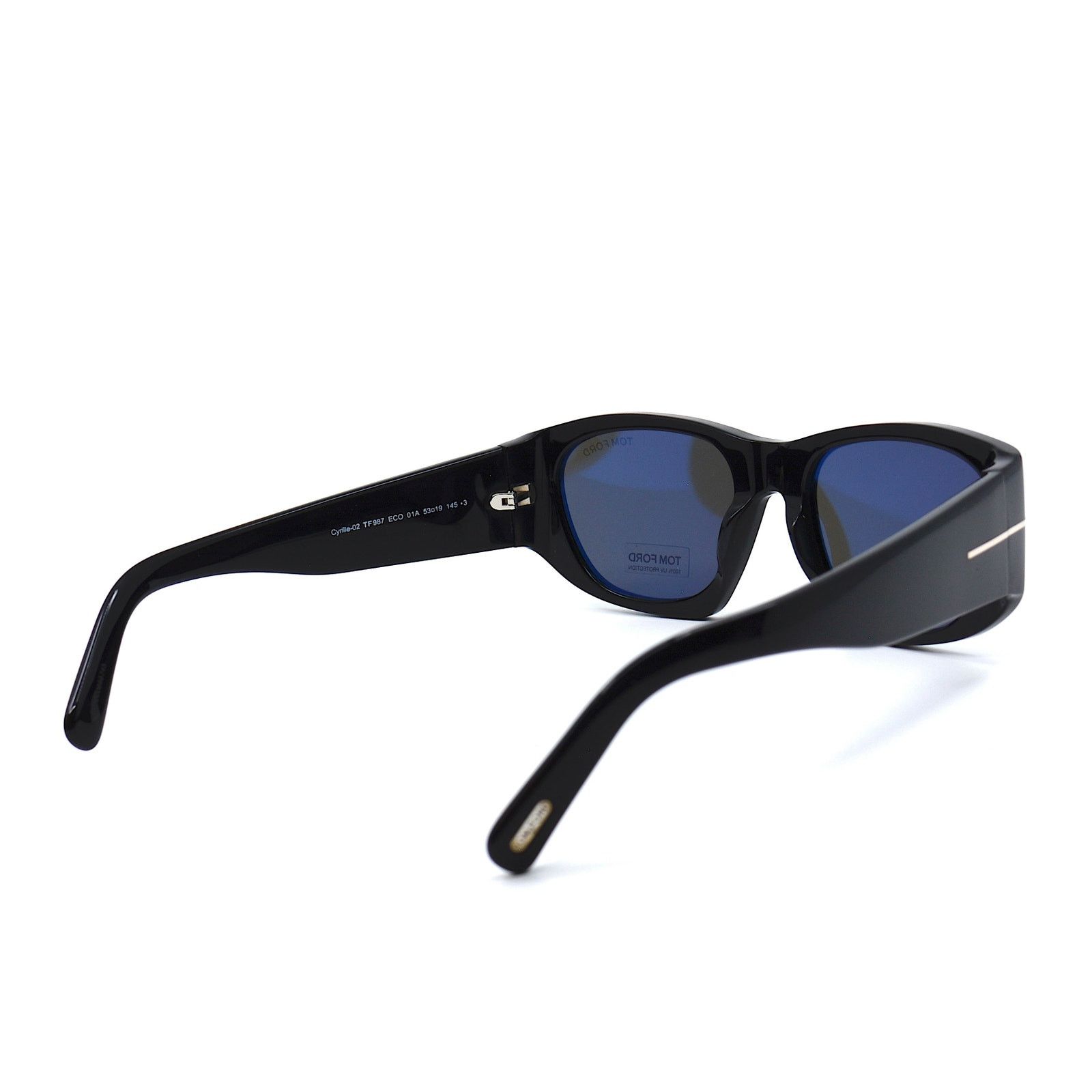 Tom Ford TOM FORD CYRILLE-02 TF987 01A BLACK GREY SUNGLASSES Size ONE SIZE - 7 Thumbnail