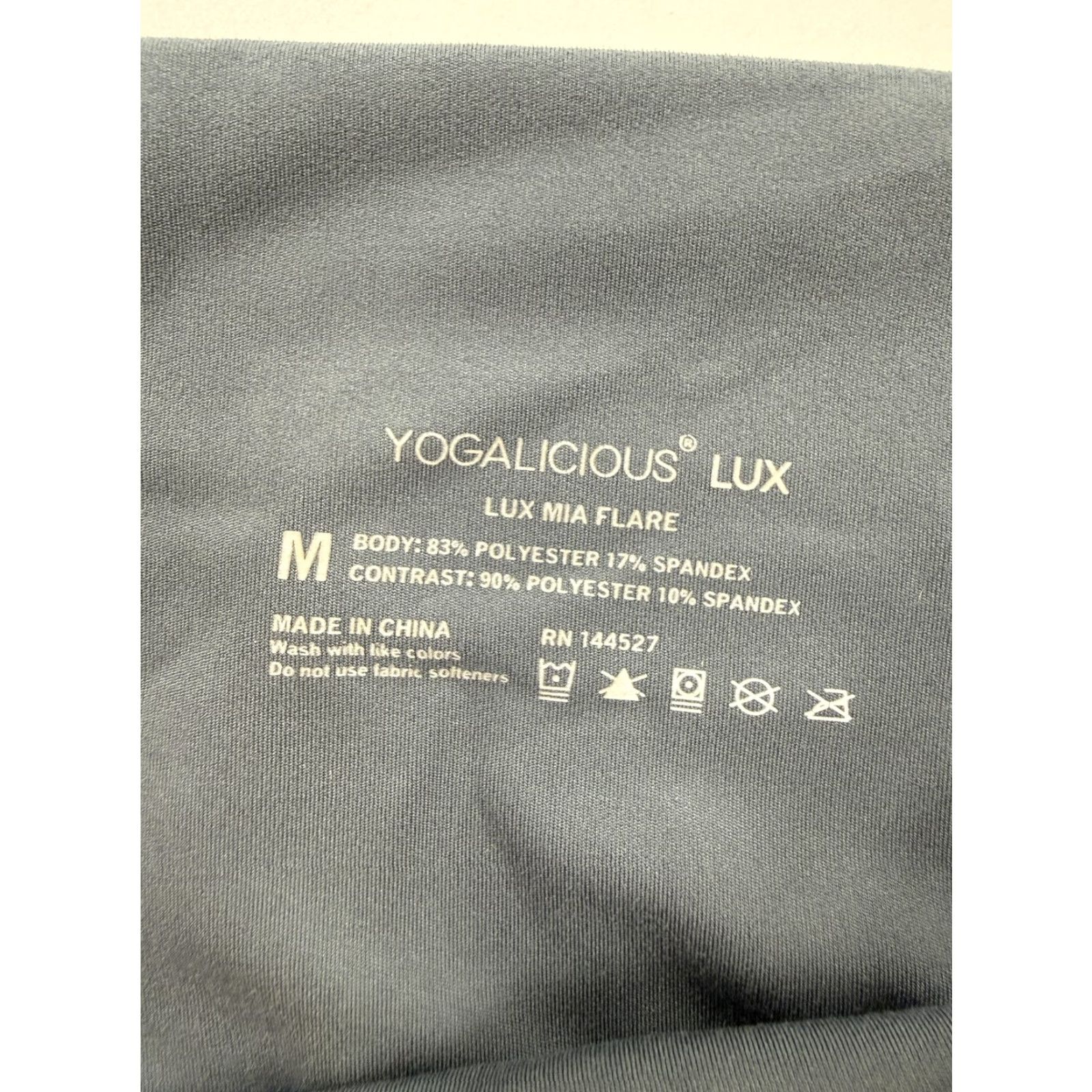 Vintage Yogalicious Leggings Womens Medium Gray Lux Mia Ankle Yoga Gym Pants Flare Size 32" / US 10 / IT 46 - 4 Thumbnail