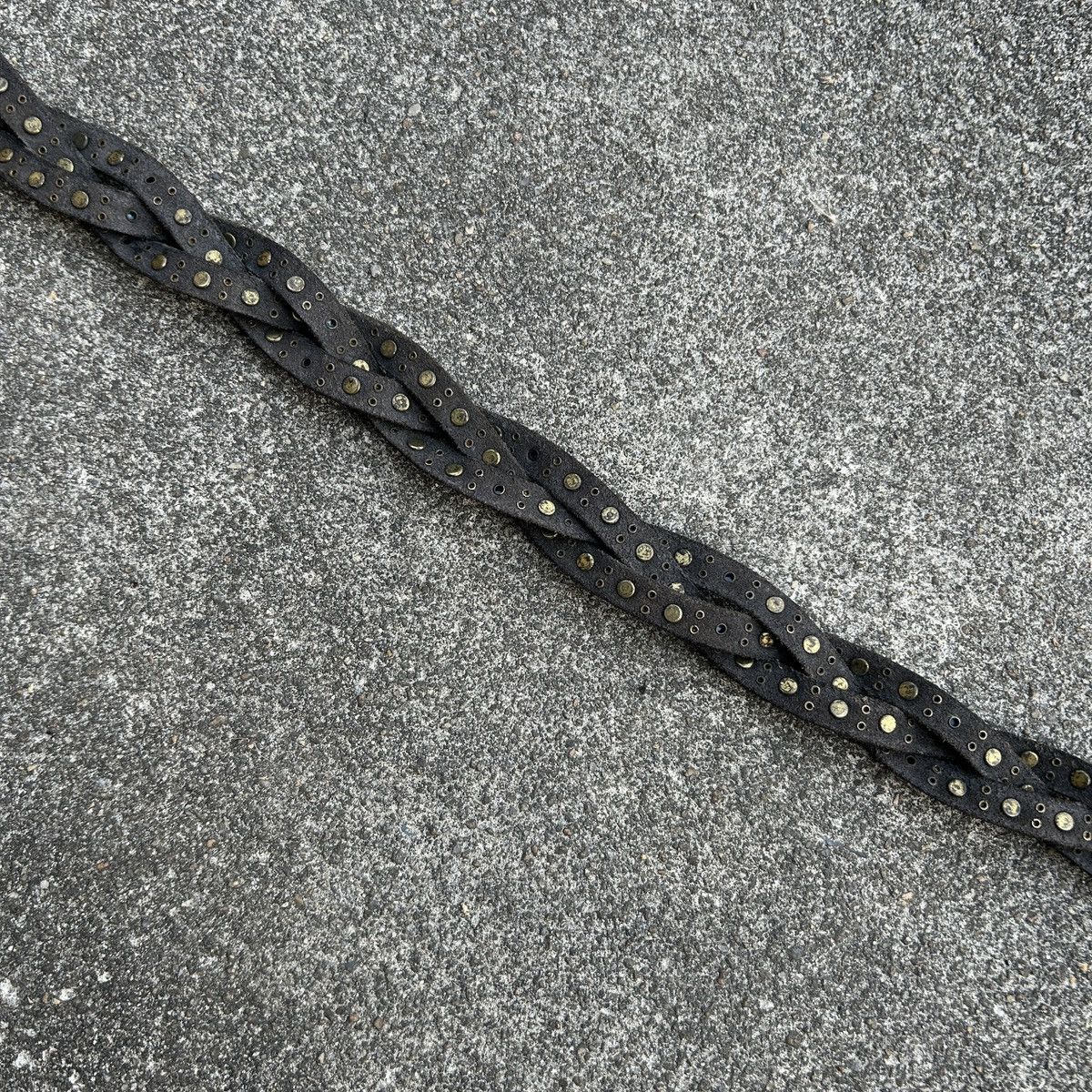 Vintage Vintage studded leather belt (Kapital Style) Size ONE SIZE - 15 Thumbnail