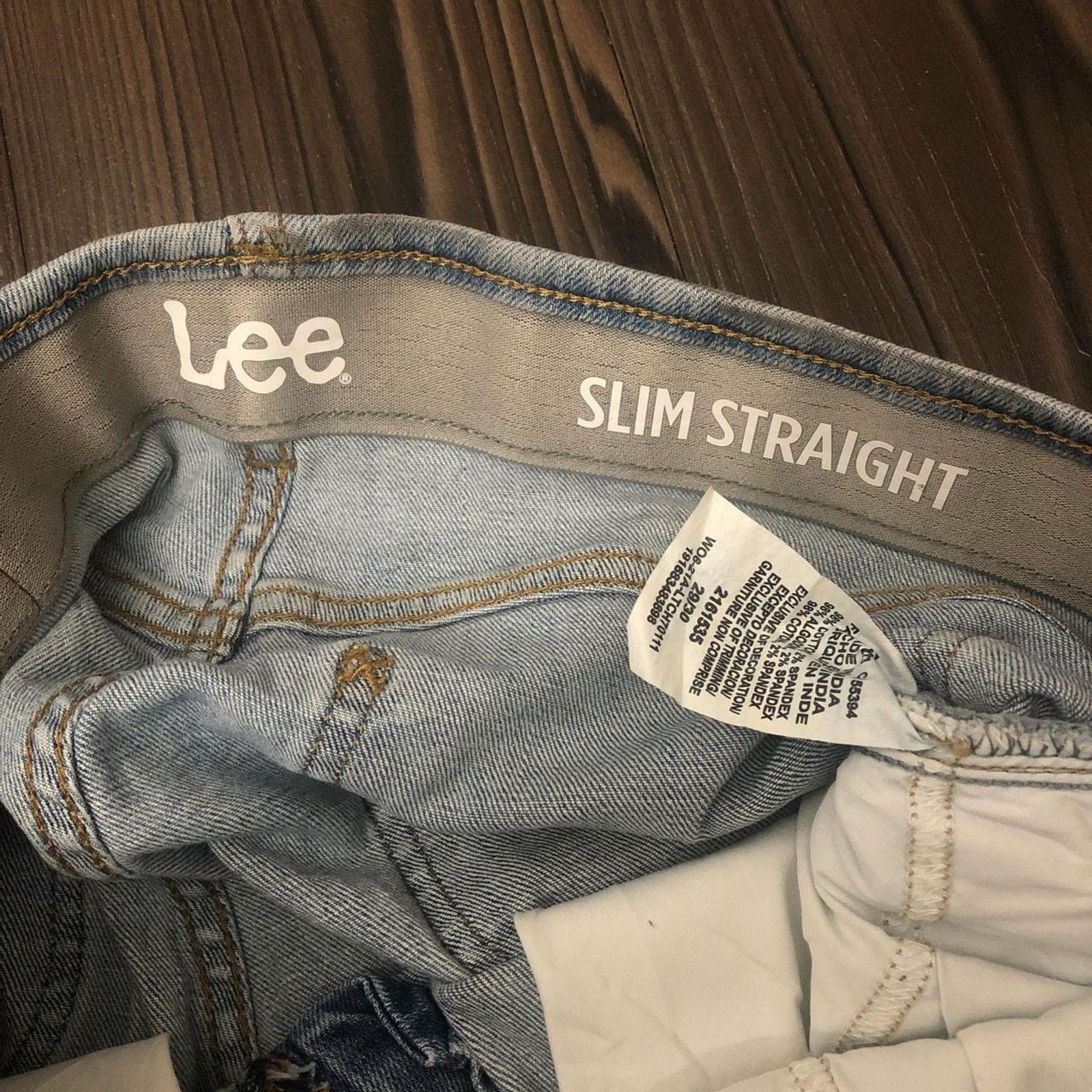 Lee Men’s Distressed Slim Fit Lee Denim Jeans Size US 29 - 5 Thumbnail