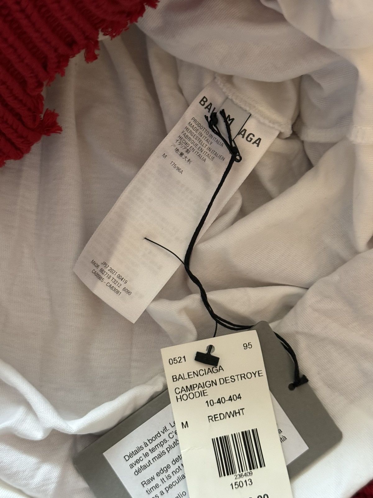 Balenciaga Balenciaga Knit Hoodie Size US M / EU 48-50 / 2 - 5 Thumbnail