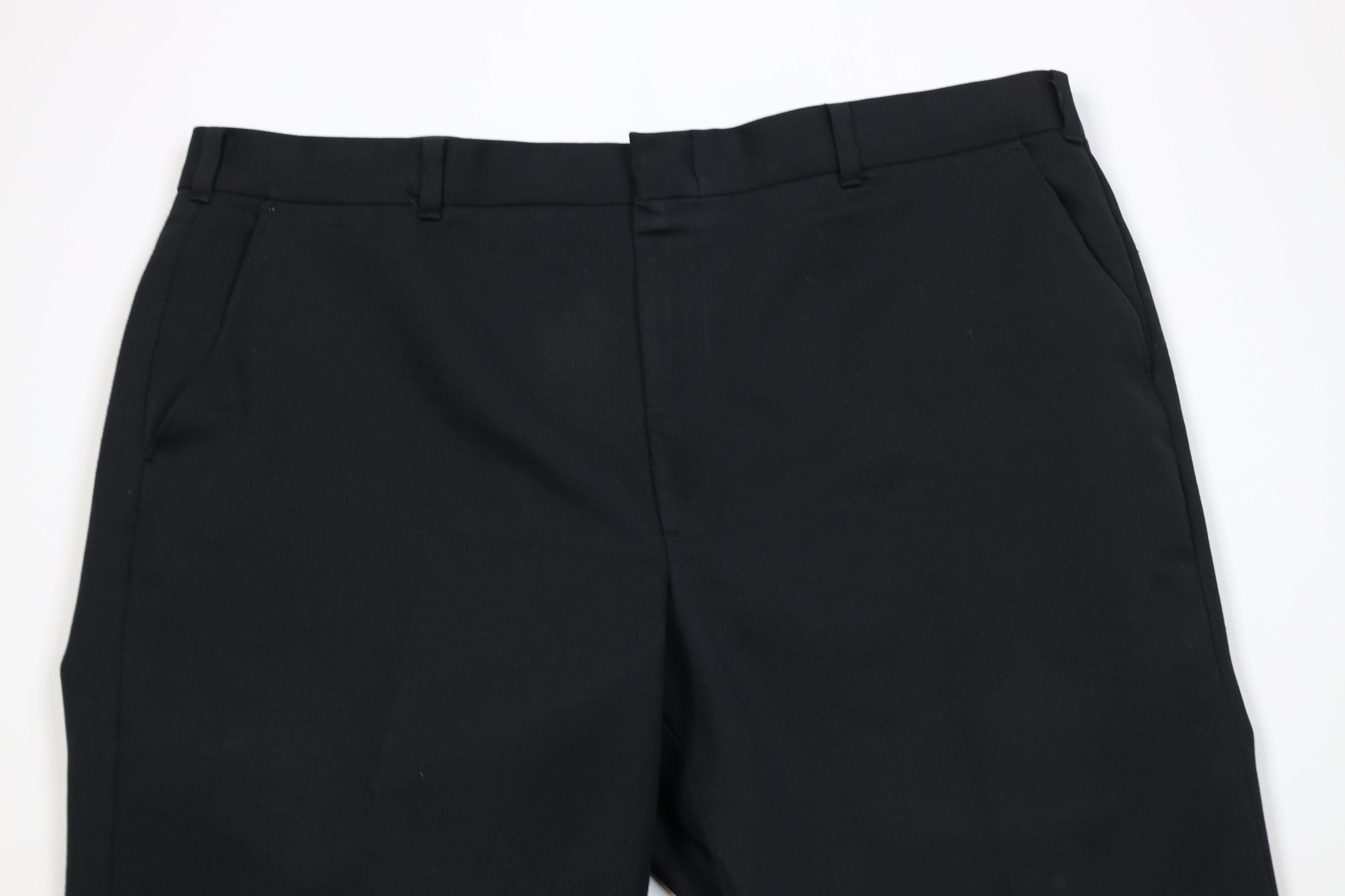 Vintage Vintage 90s Streetwear Wide Leg Chino Pants Trousers Black Size US 40 / EU 56 - 2 Thumbnail