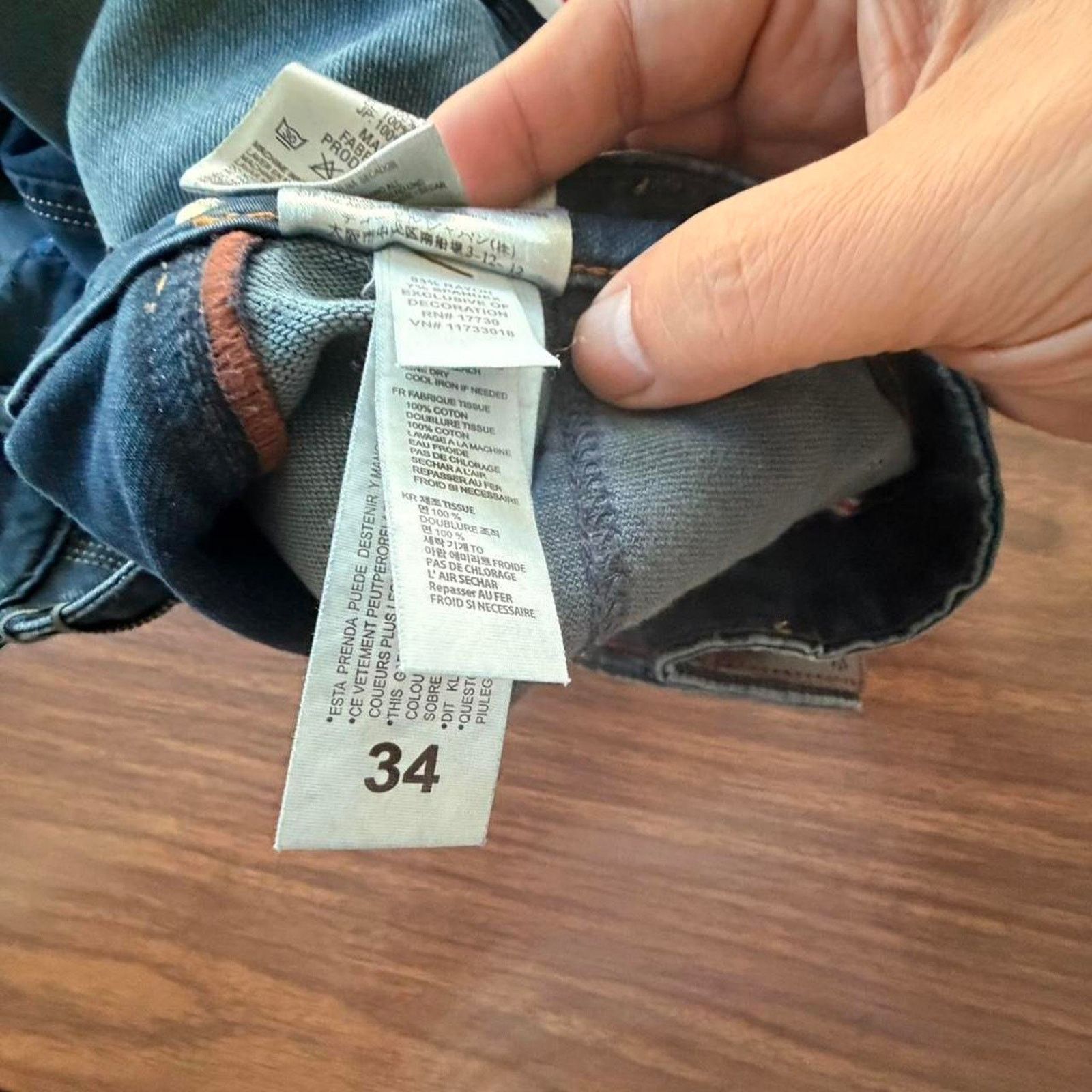 Diesel Diesel Narrot Tapered Side Stripe Distressed Wash Size 34X30 Size US 34 / EU 50 - 6 Thumbnail