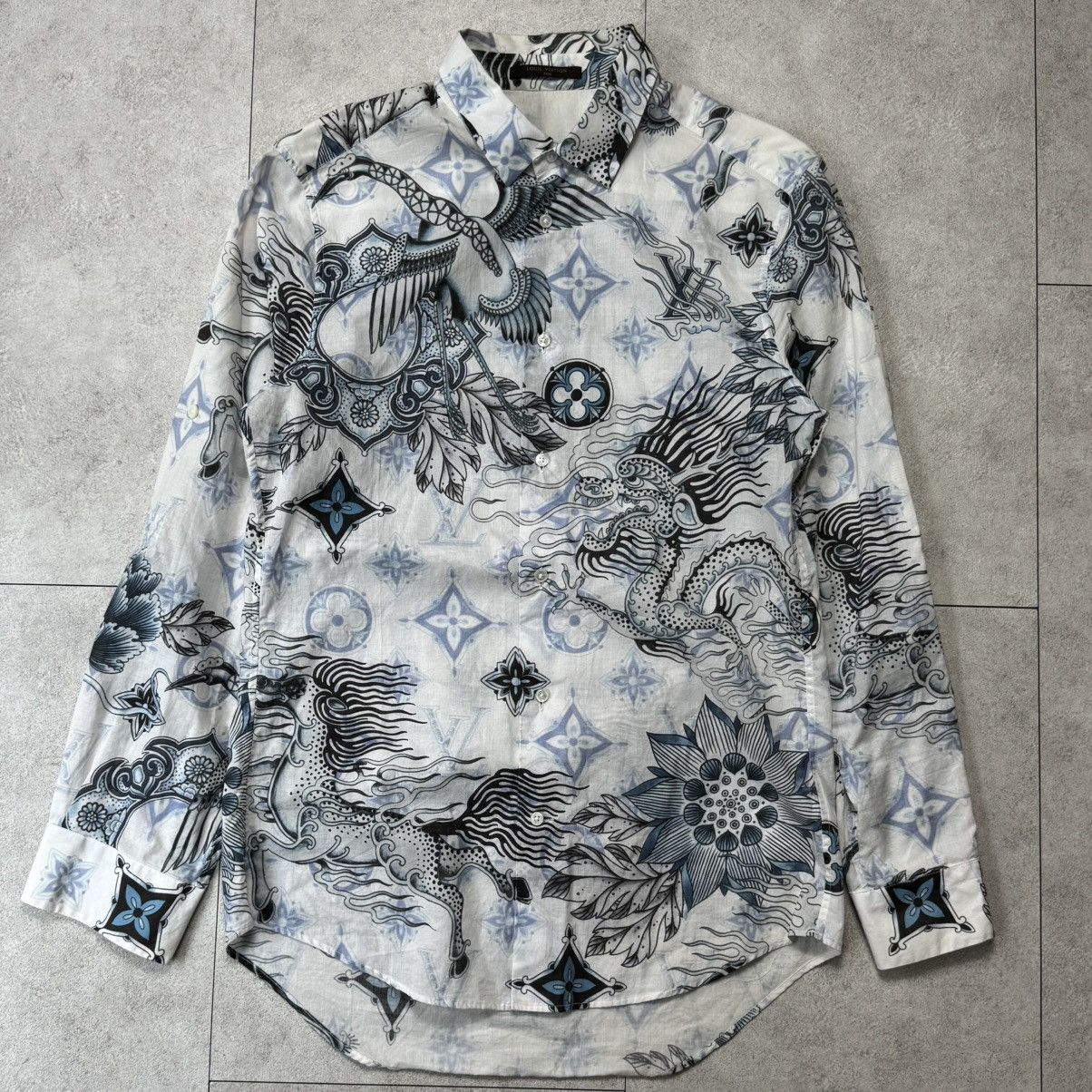 Louis Vuitton Louis Vuitton X Scott campbell SS11 Runway tattoo Shirts Size US S / EU 44-46 / 1 - 1 Thumbnail