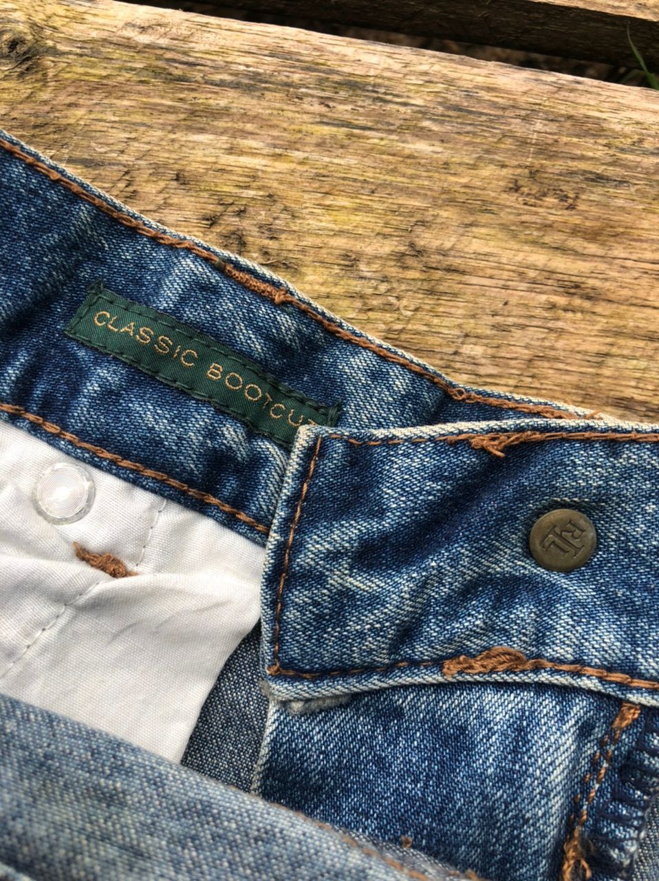 Polo Ralph Lauren × Ralph Lauren × Vintage Vintage RL Ralph Lauren Classic Bootcut Flare Jeans Size US 33 - 5 Thumbnail