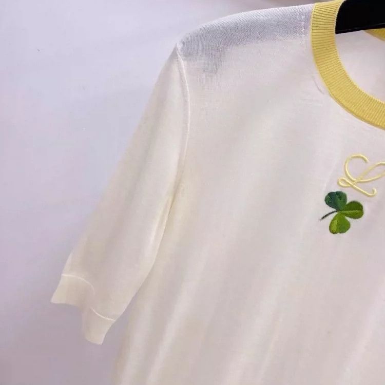 Loewe loewe White short sleeves 2506-Nextarrow Size US XXS / EU 40 - 4 Thumbnail