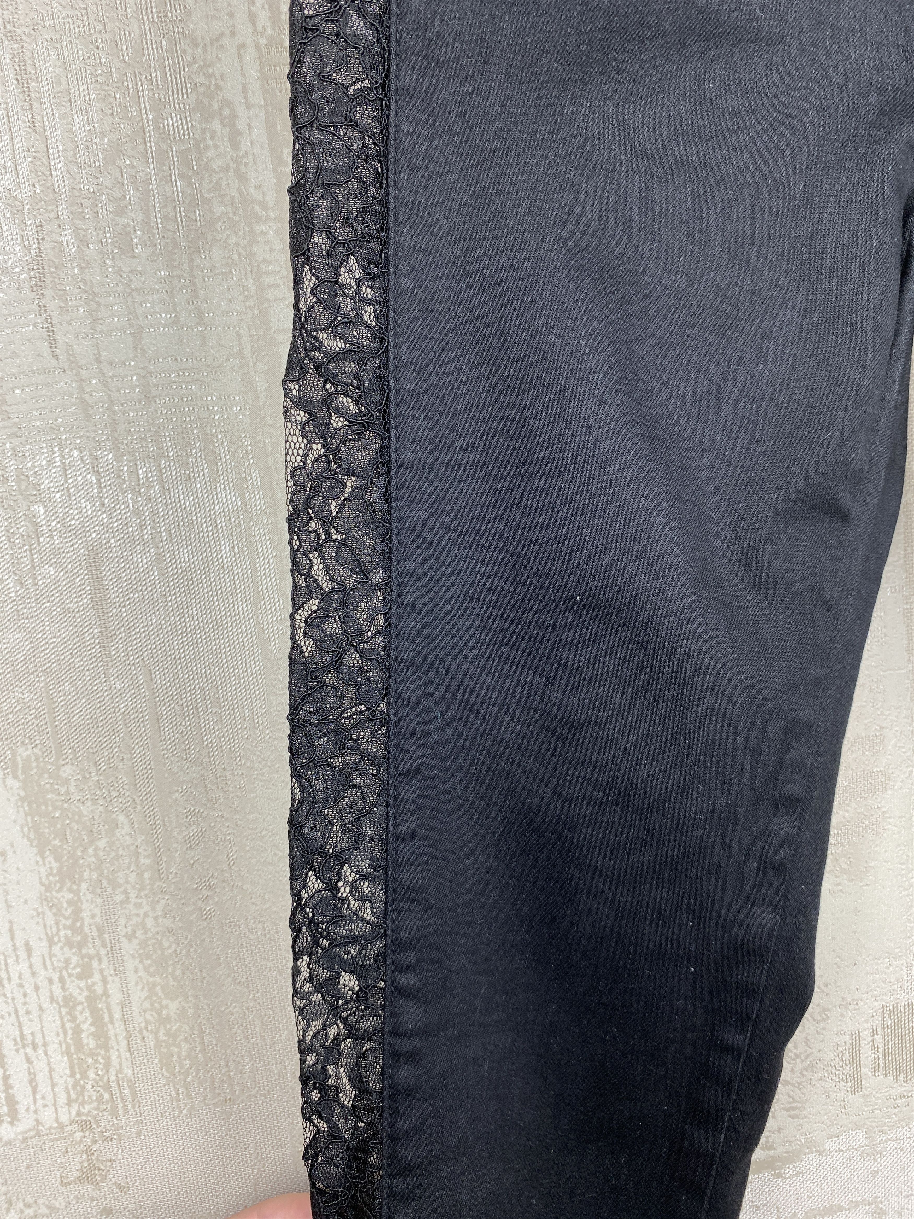 Philipp Plein Philipp Plein Black Diamond Y2K Lace Super Sexy Slim Jeans Size 26" / US 2 / IT 38 - 7 Thumbnail
