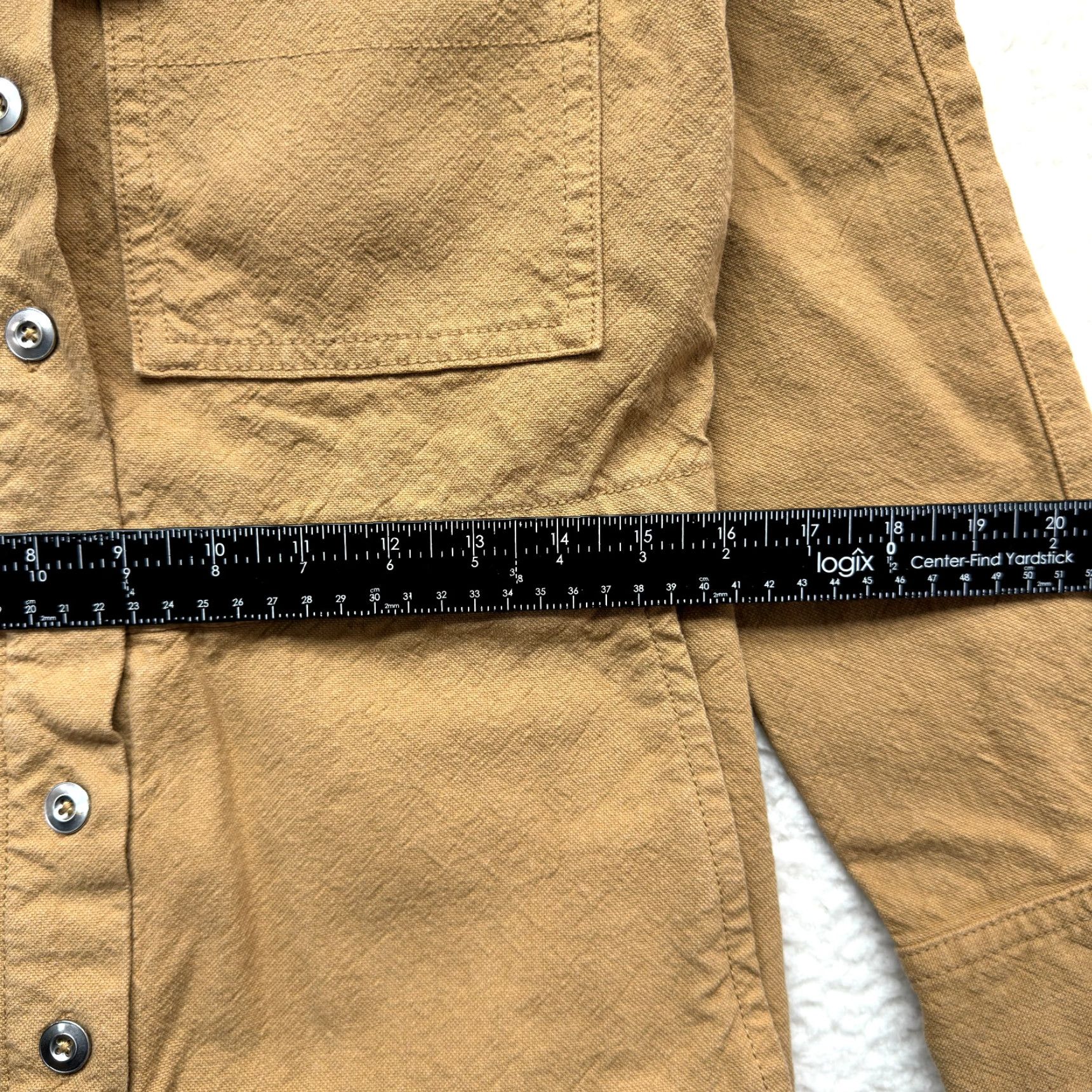 Everlane Everlane Coverall Jumpsuit One-Piece Long Sleeve Mock Neck XXS Beige Organic Cotton Canvas Women Regular Tight-Fit NWT Size 24" / US 00 / IT 34 - 6 Thumbnail