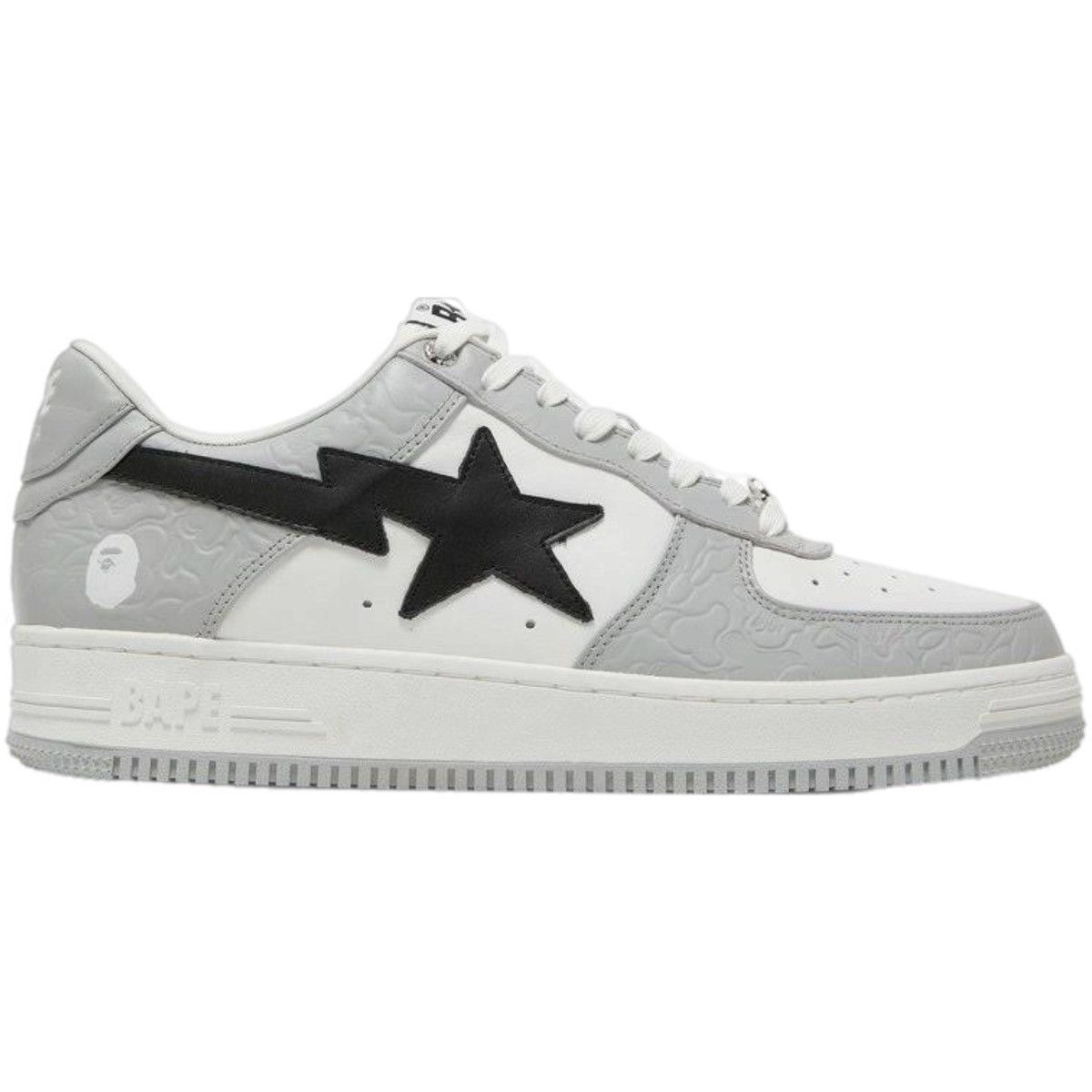 Bape A Bathing Ape Bapesta Grey/Black 2021 Size US 10 / EU 43 - 1 Thumbnail