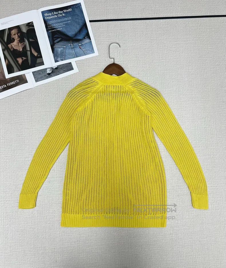 Hermes Hermes Solid Knit Open Cardigan Size XS / US 0-2 / IT 36-38 - 3 Thumbnail