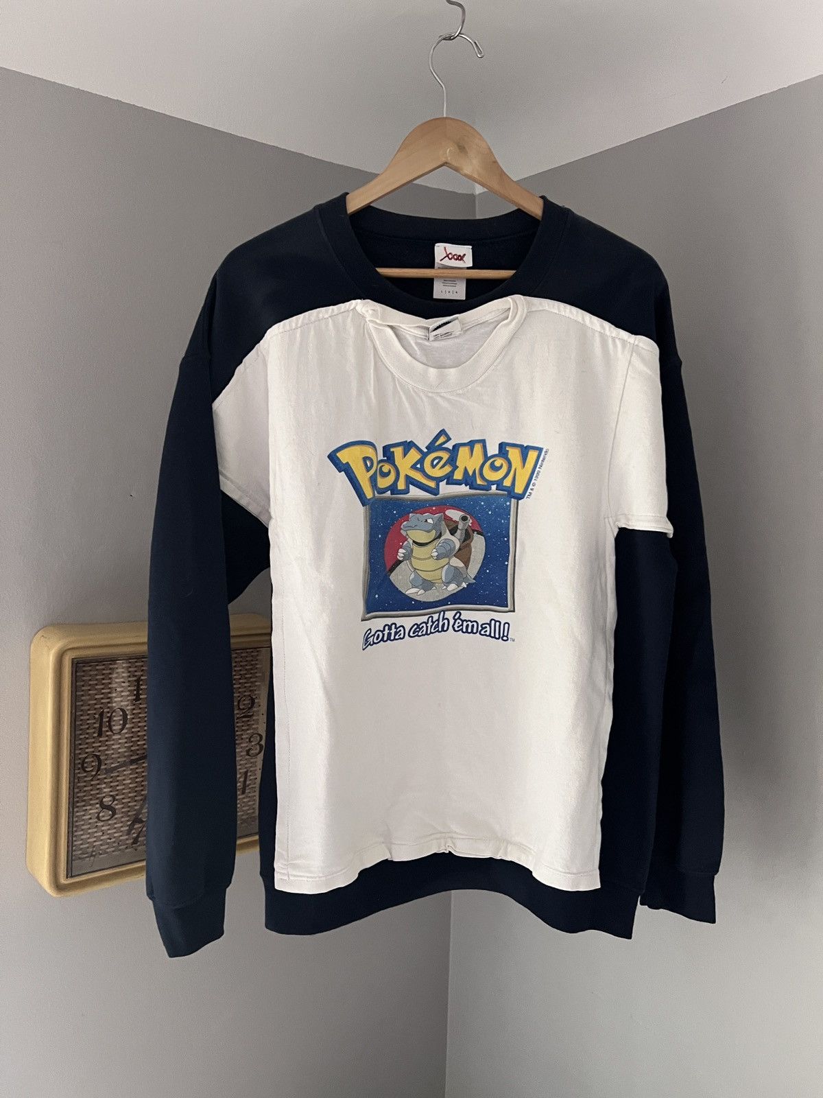 Pokemon Vintage Pokemon Crewneck Sweatshirt Navy Large Size US L / EU 52-54 / 3 - 1 Thumbnail
