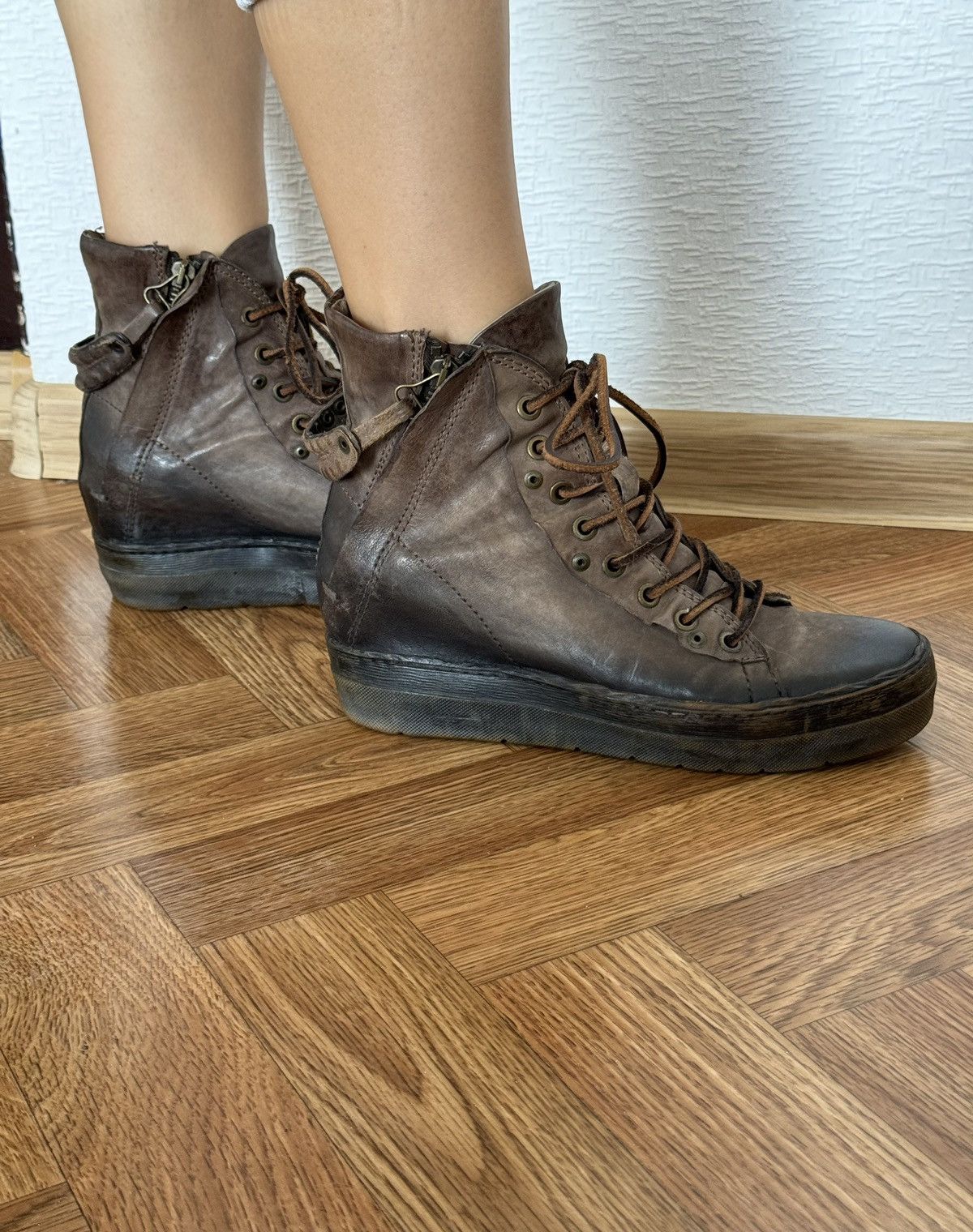 Other Brown A.S. 98 air step rare boots avantgarde shoes Size US 8 / IT 38 - 3 Thumbnail