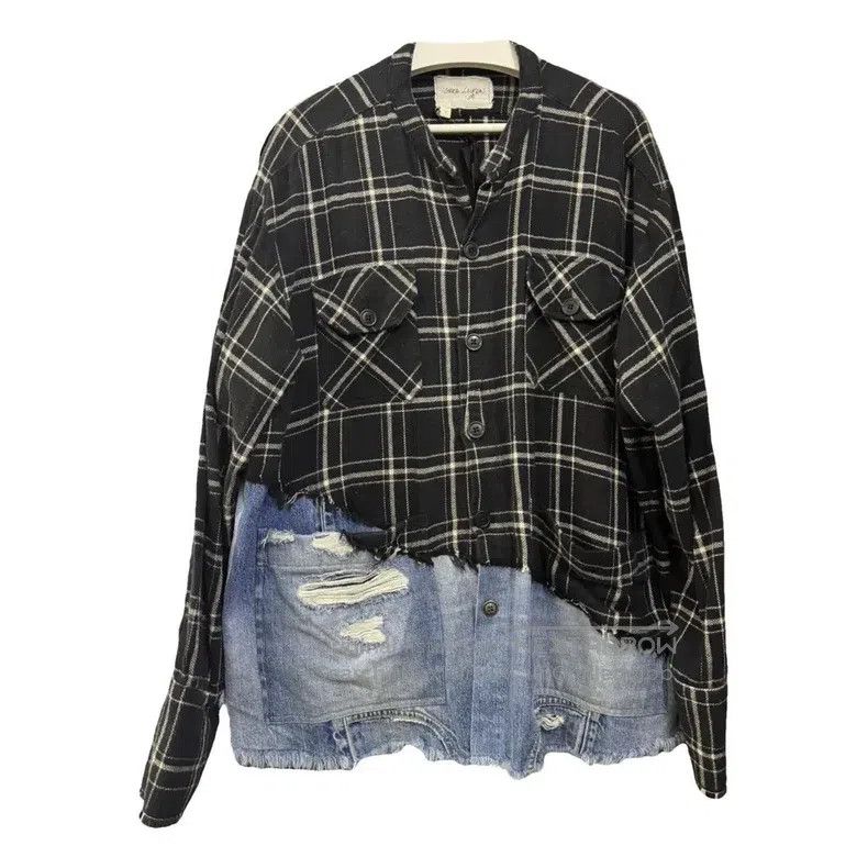 Greg Lauren Greg Lauren Spliced Denim Jacket Size US M / EU 48-50 / 2 - 2 Thumbnail