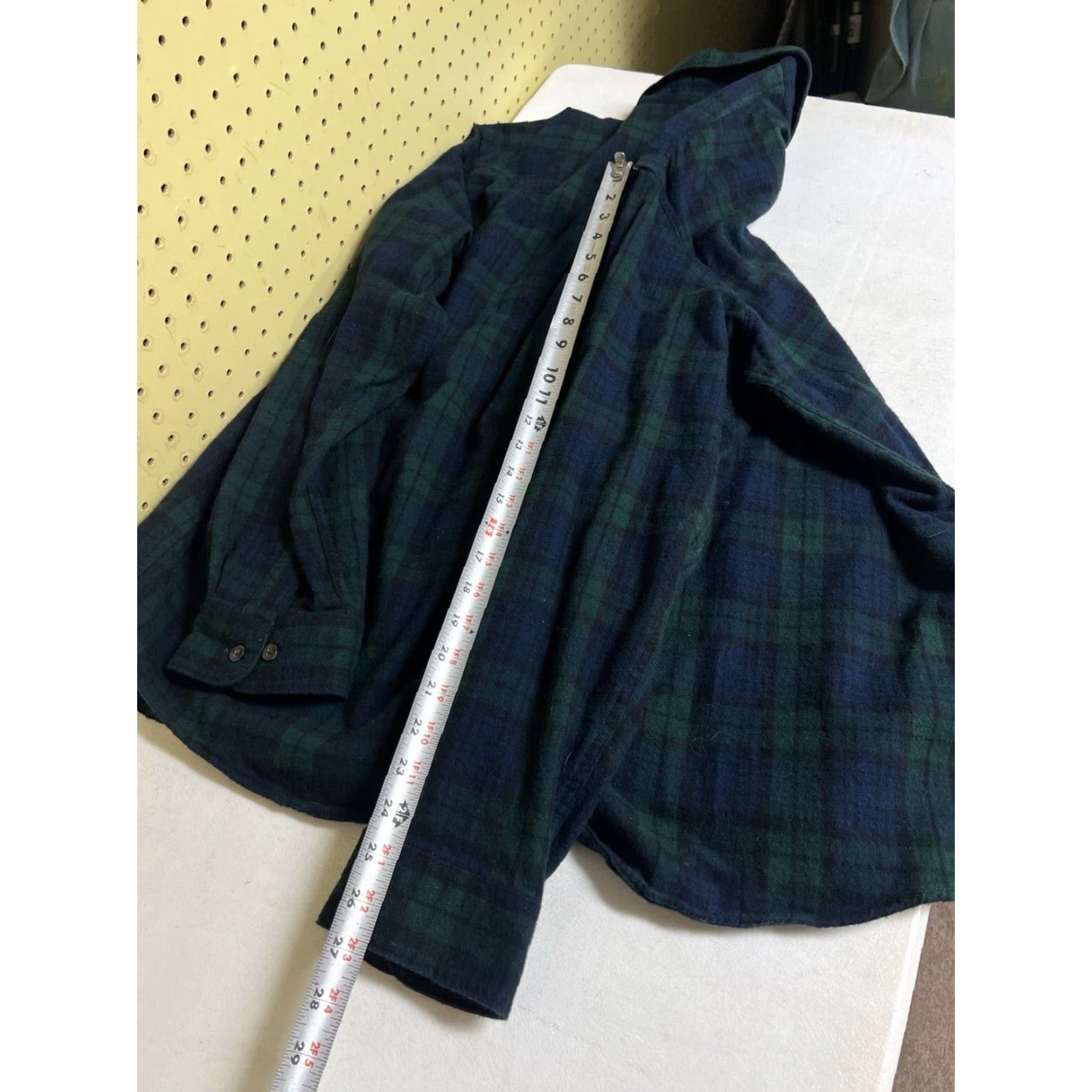 Vintage LL Bean Flannel Shirt Mens XL Black Watch Scotch Plaid Button Down 228061 Size US XL / EU 56 / 4 - 6 Thumbnail