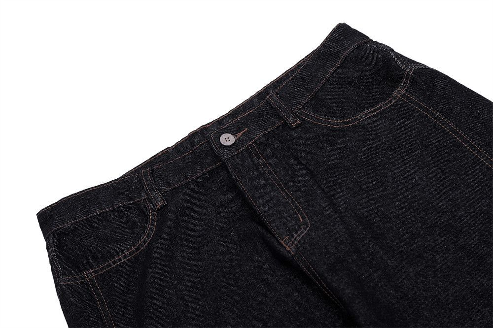 Japanese Brand × Jean Men's American button-down loose wide-leg scimitar jeans Size US 32 / EU 48 - 4 Thumbnail