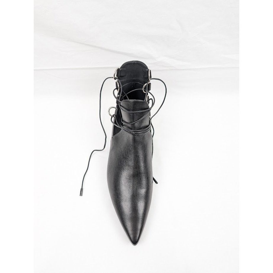 Saint Laurent Paris o1rshd1 Goth 15 Lace Up Shoes in Nero Size US 8 / EU 41 - 6 Thumbnail