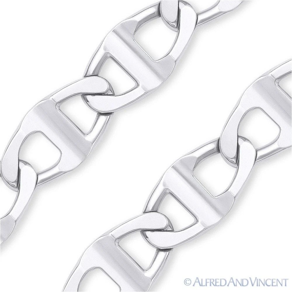 Other 6.8mm RPM Squash Link Italian Chain Bracelet - 8" Size ONE SIZE - 2 Thumbnail