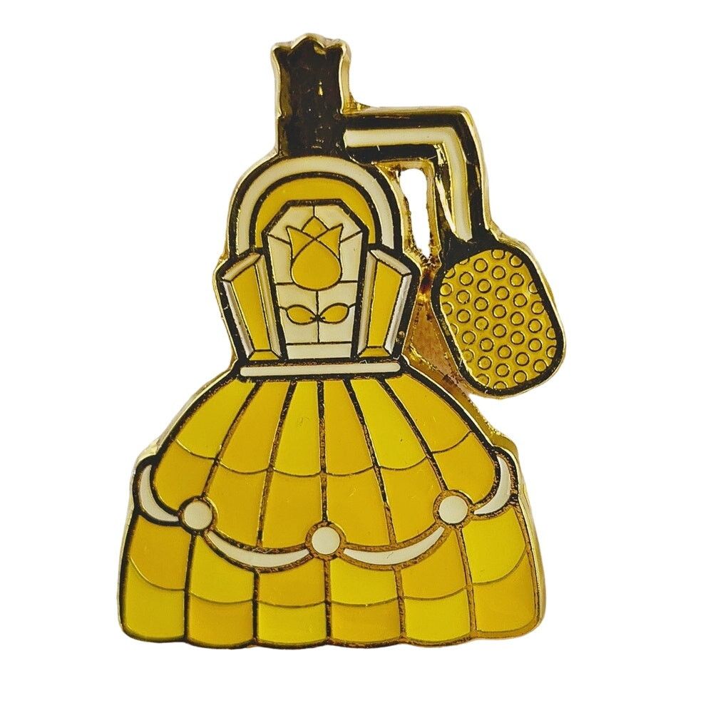 Disney Disney Loungefly Belle Perfume Pin Yellow Enamel Size ONE SIZE - 1 Thumbnail