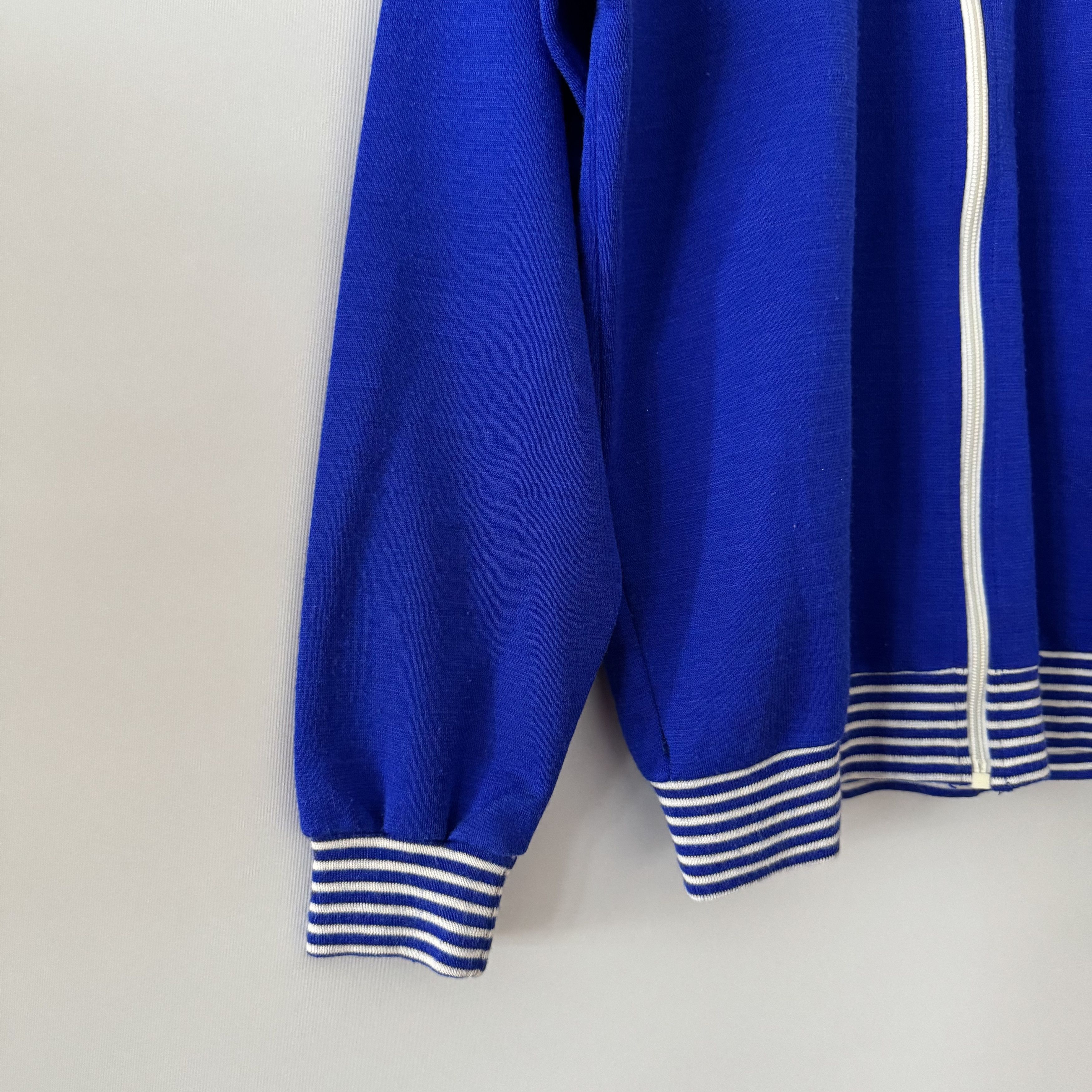 Champion Vintage Men's Champion Blue Striped Zip Jacket Rarefind Size US M / EU 48-50 / 2 - 5 Thumbnail