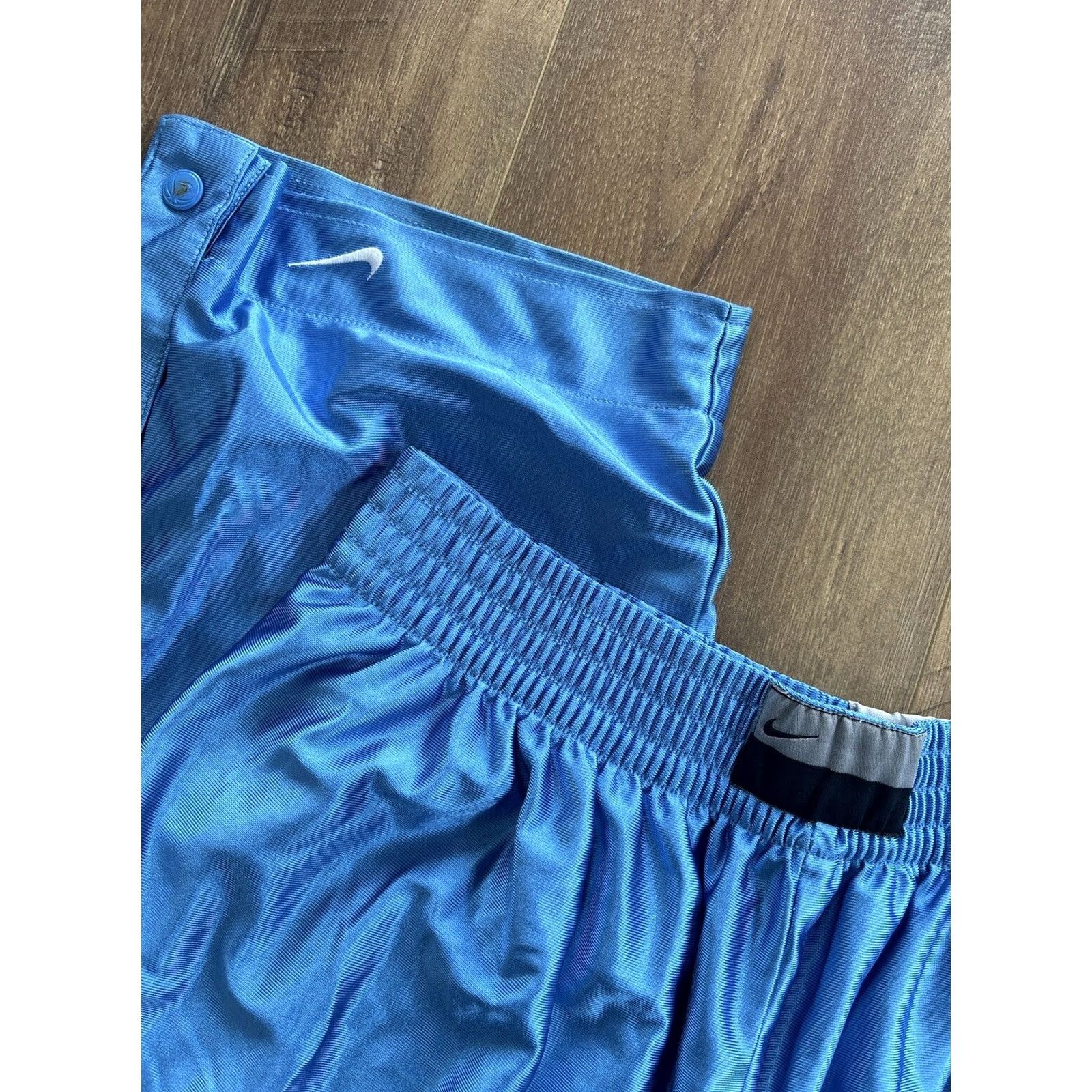 Nike VINTAGE Nike Team Tear Away Snap Basketball Warmup Pants Mens XL North Carolina Men XL Blue Basketball Tear Away Pants Size US 36 / EU 52 - 3 Thumbnail